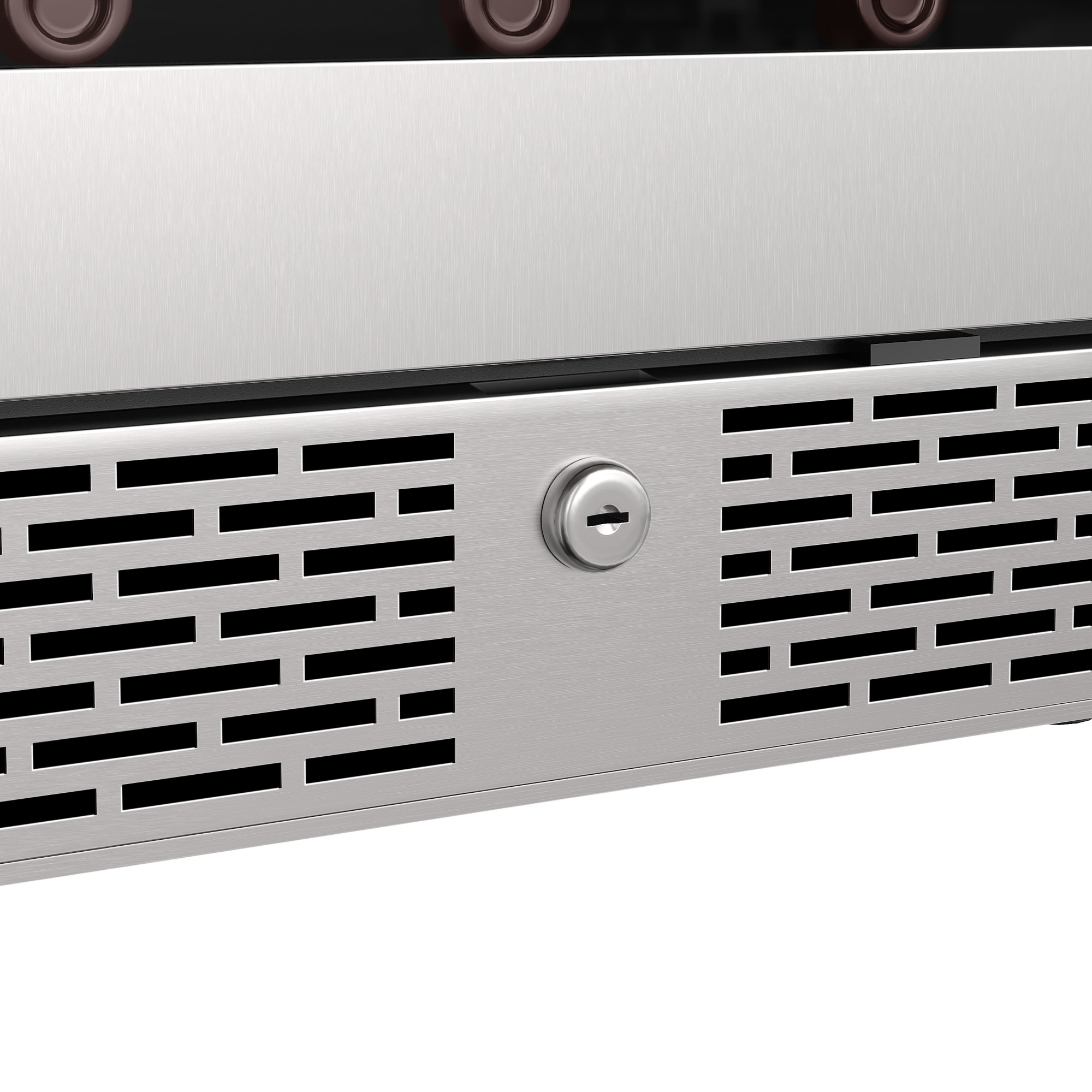 Panel Ready Dual Zone 45-Bottle Wine Cooler with Interior Lighting
