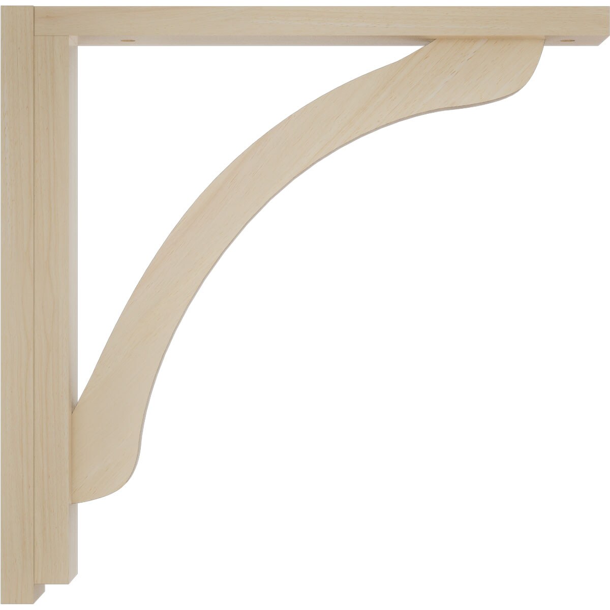 Ekena Millwork BKT02X14X14RERW Exterior-Brackets-Braces - View #3