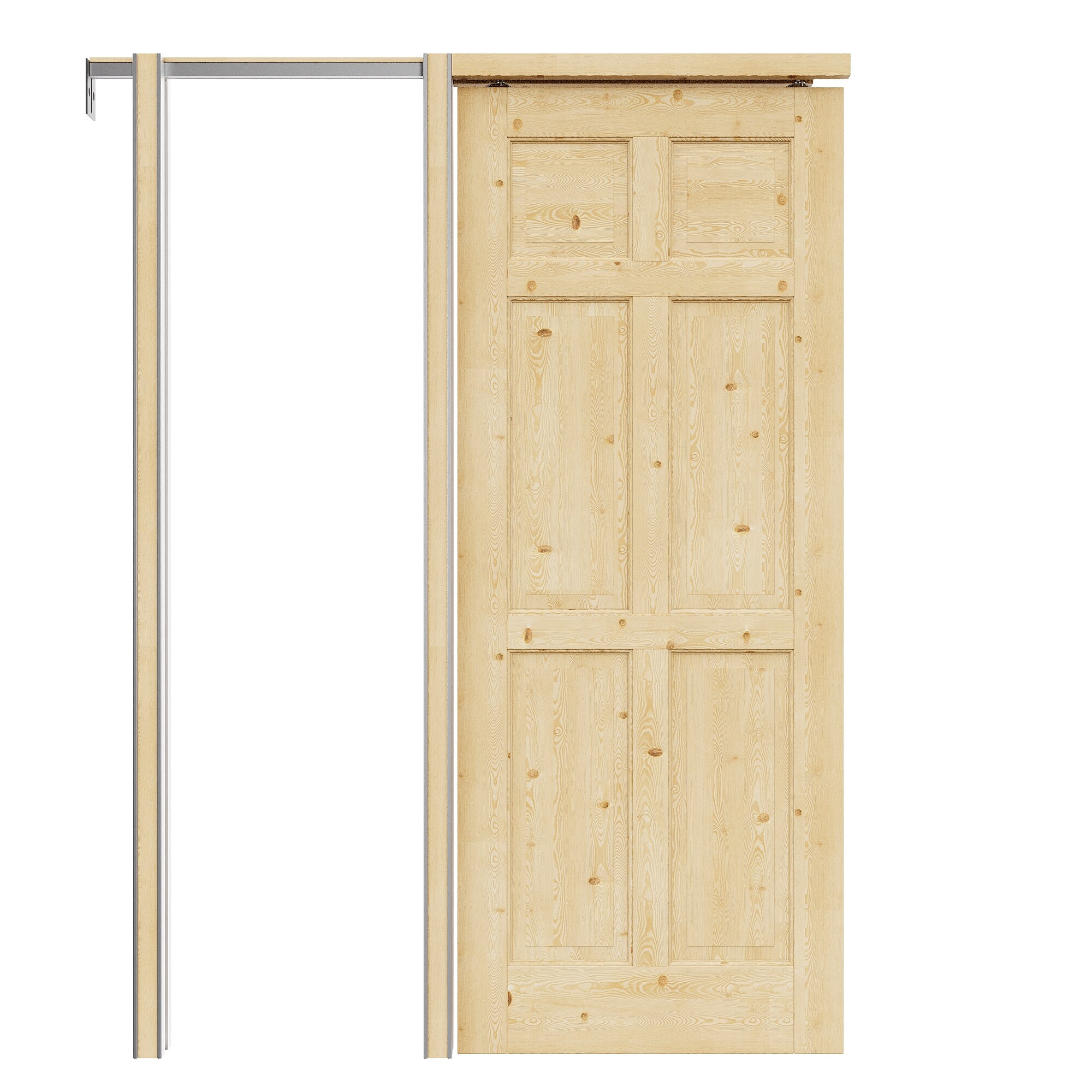 Eclisse Pocket Door Frame with Pocket Door Frame (For Common Size: 32-in x 96-in Door Slab)