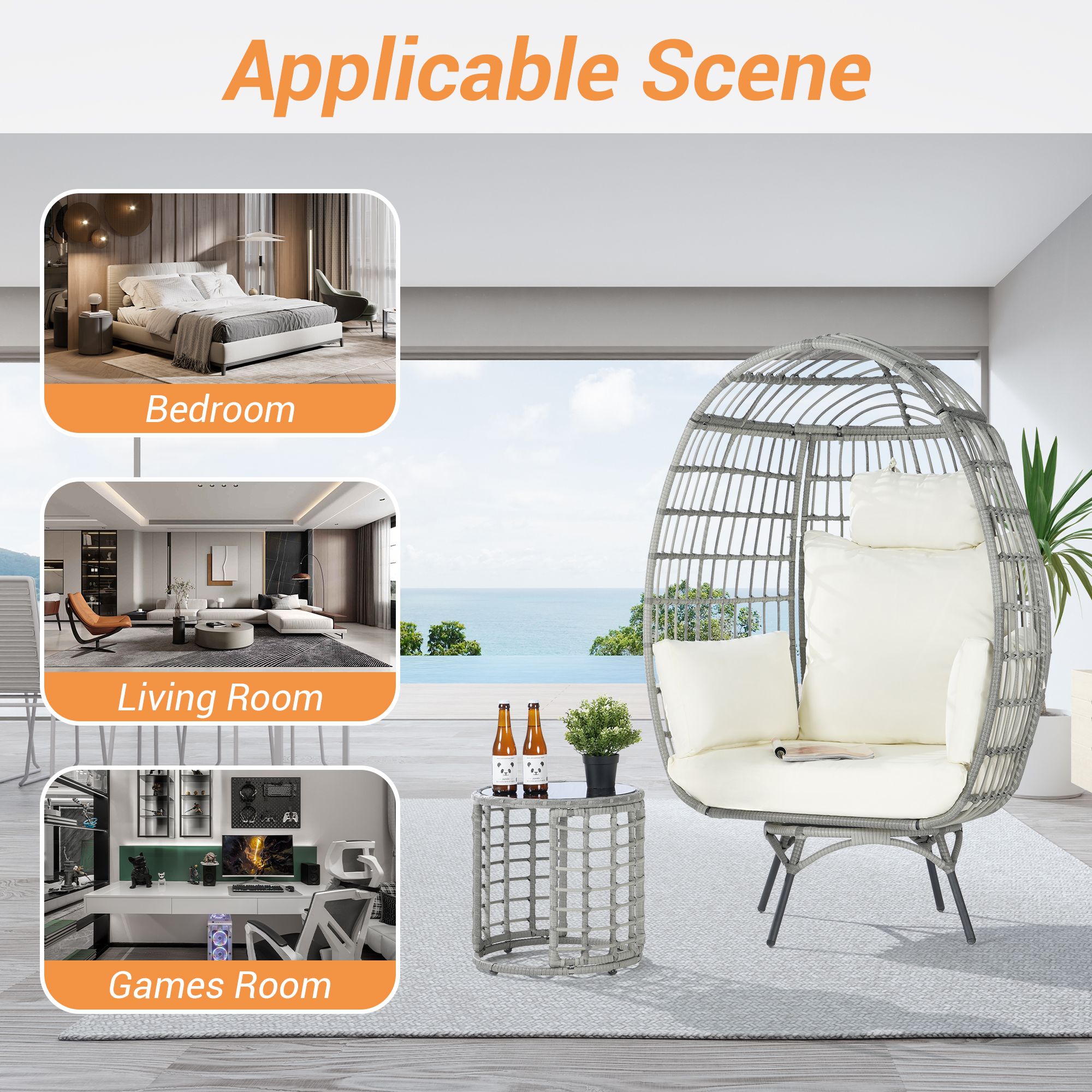 SANSTAR L-RJDC61BE Patio-Chairs - View #8