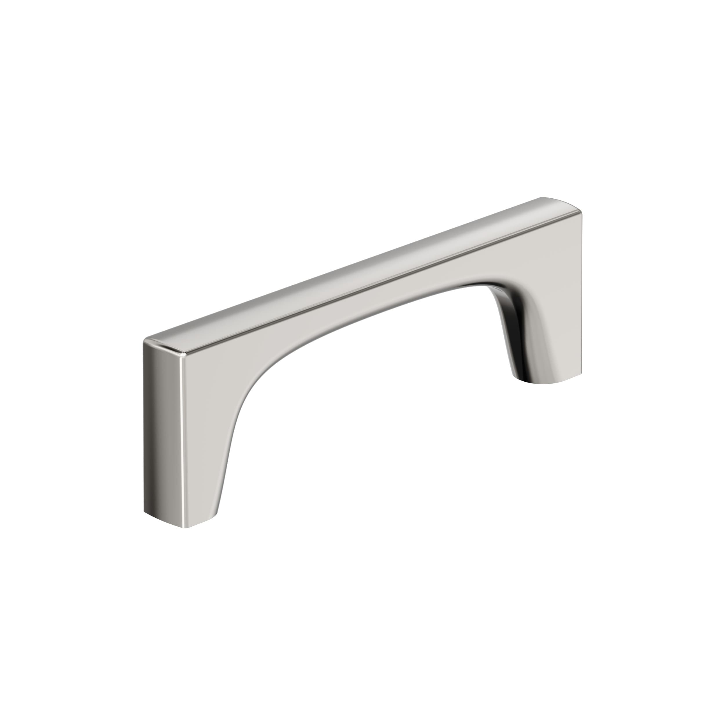 Amerock BP37423PN Merced 3-3/4-in , 96mm Center to Center Polished Nickel Rectangular Bar