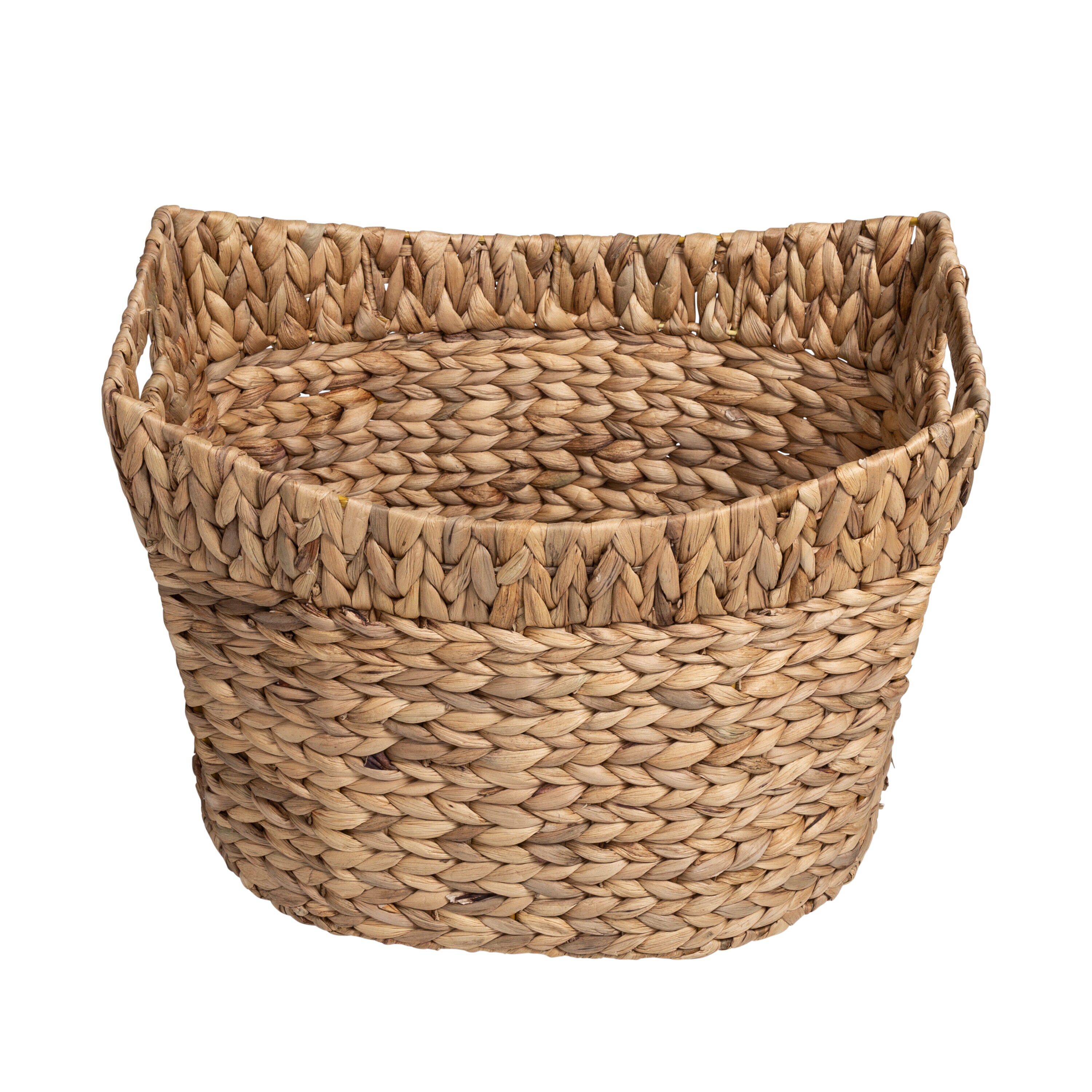 Honey Can Do 18.5 x 22 Natural Water Hyacinth Storage Baskets