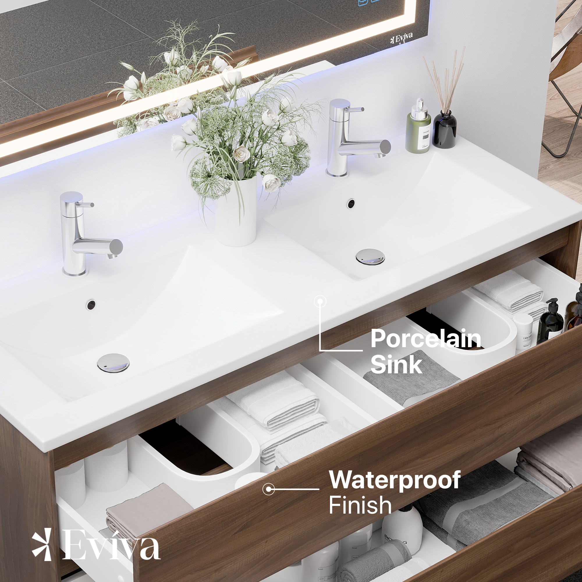 Eviva EVVN548-48WN Bath-Vanity-Combo - View #4