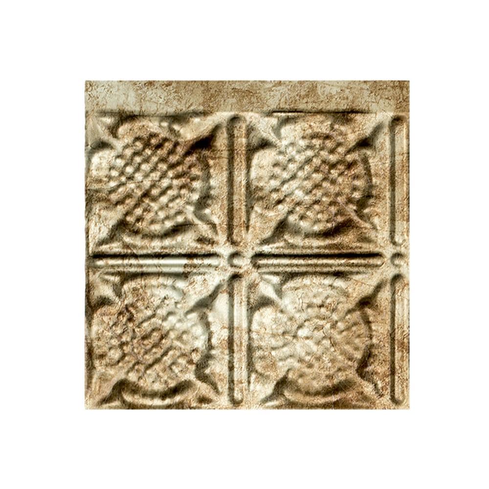 Fasade X5617 Sample 6-in x 6-in Plastic Bermuda Bronze Backsplash Panels