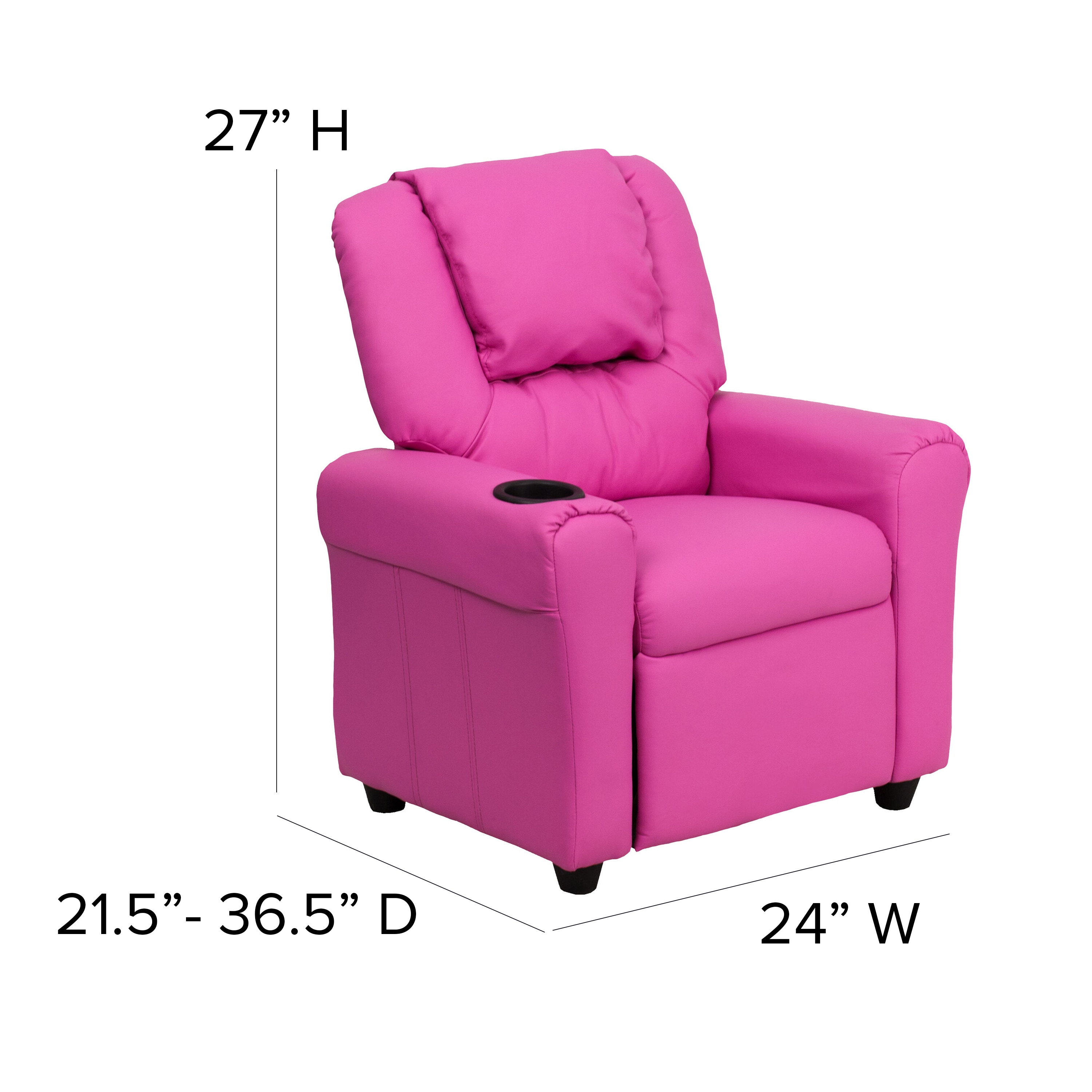 Hot pink recliner deals chair