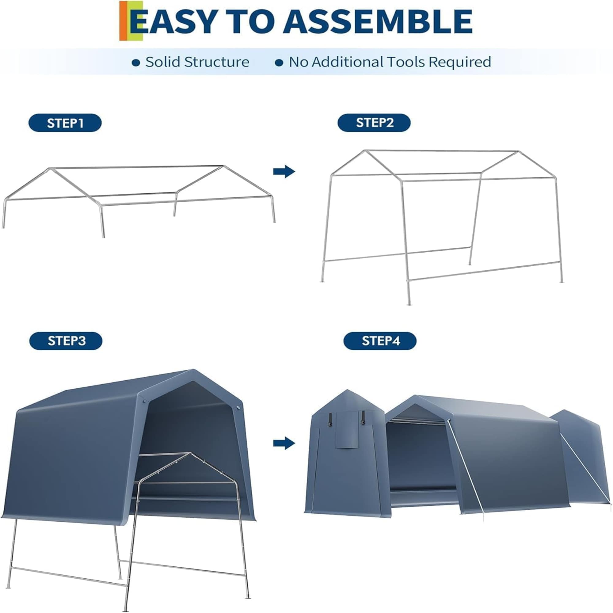 Qeetex LSHQQPPG-338CVHCJ Carport-Covers - View #4