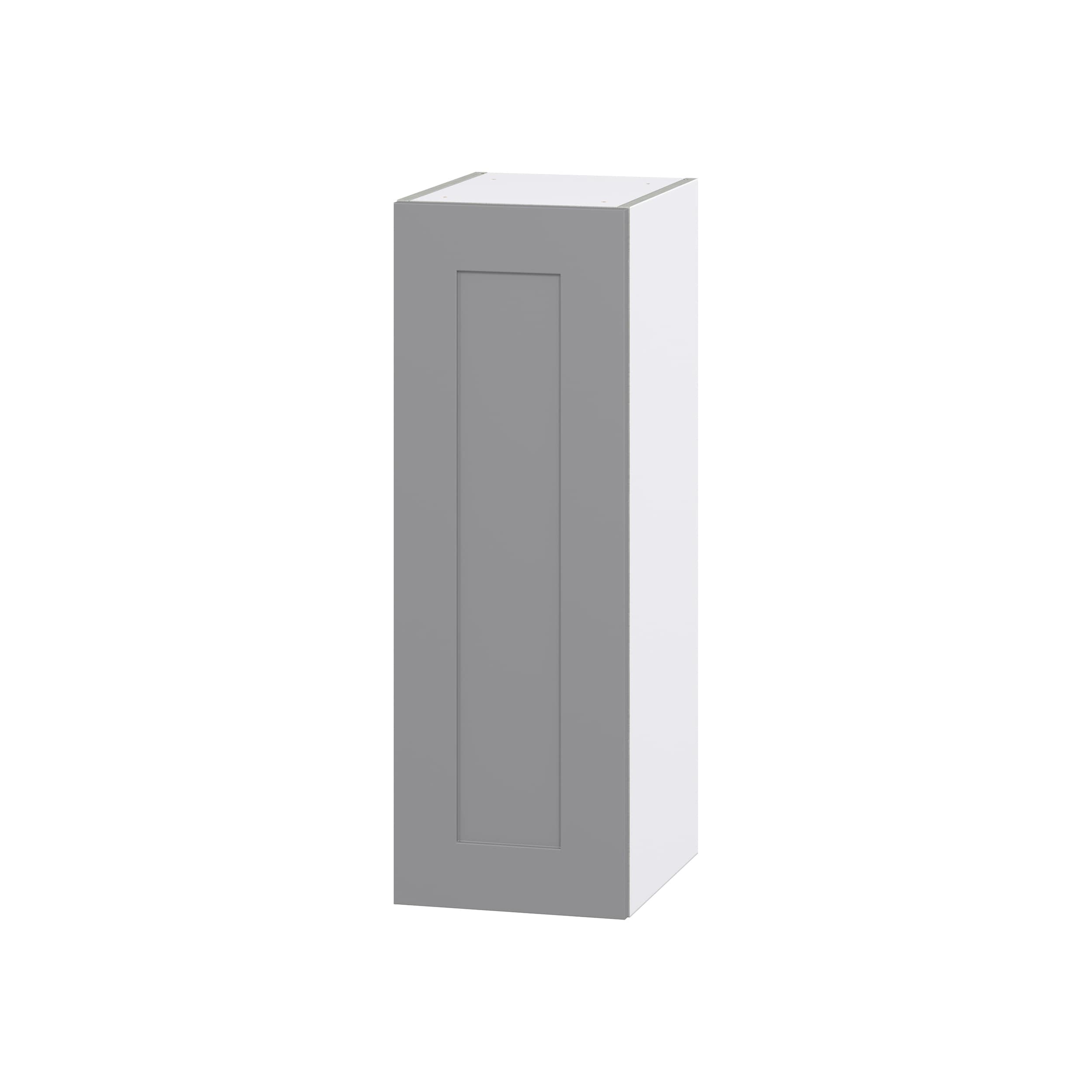 Hugo&Borg DSW1235(L/R)-BM Beaumont 12-in W x 35-in H x 14-in D Slate Gray Wall Fully assembled Cabinet (Flat Panel Shaker)
