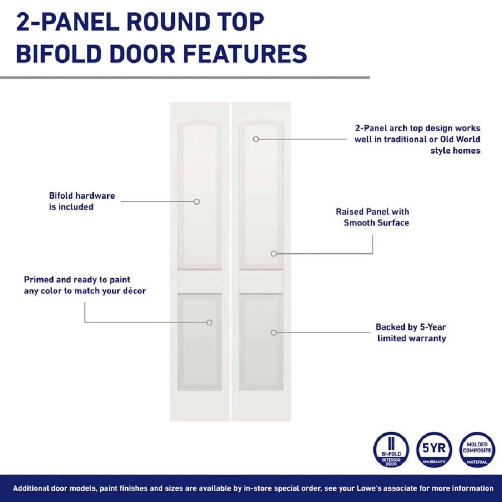 RELIABILT 10134792 Bifold-Sliding-Closet-Doors - View #2
