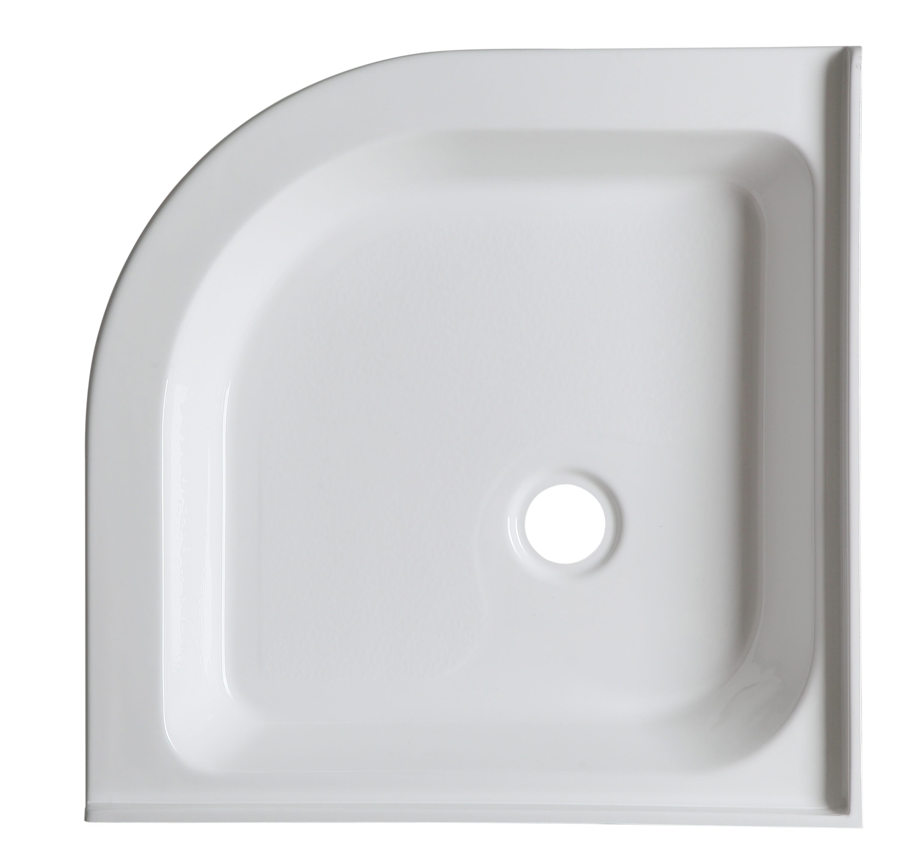 Randi 36'' White Acrylic Double Threshold Shower Base