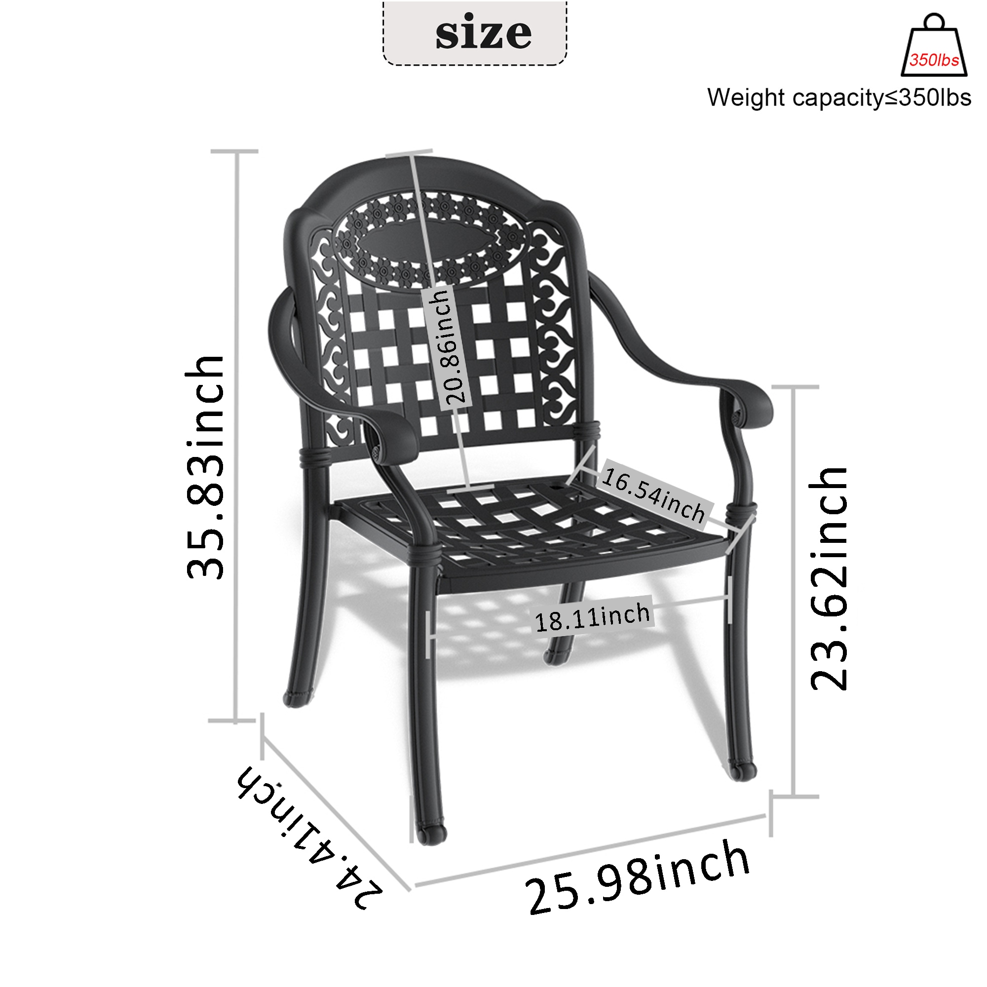 Kahomvis NICE-QP1092-004 Patio-Chairs - View #5
