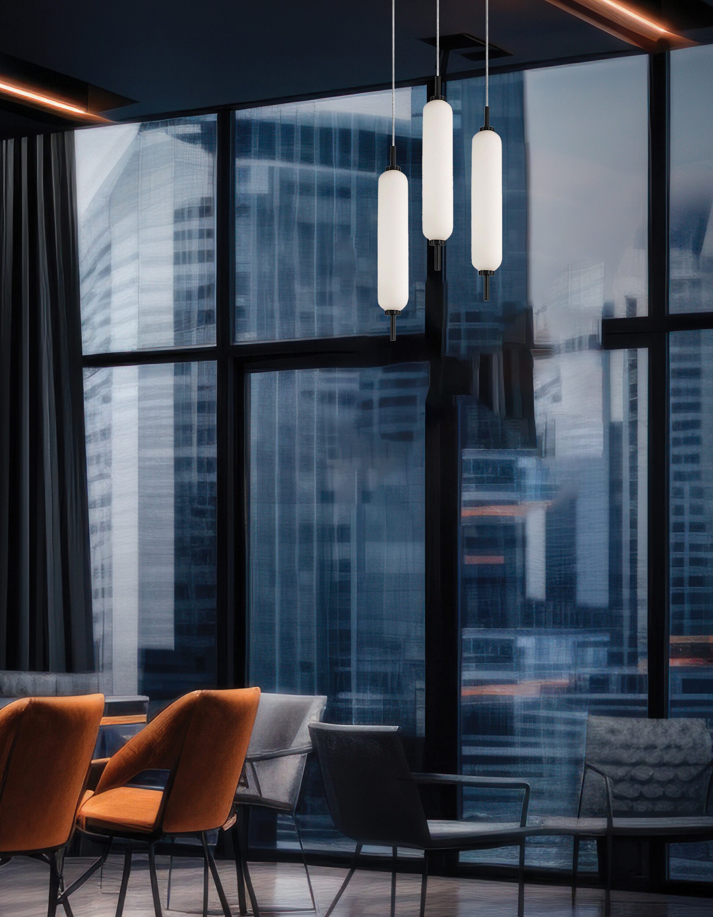 Dainolite TYA-1230LEDP-MB Pendant-Lights - View #2