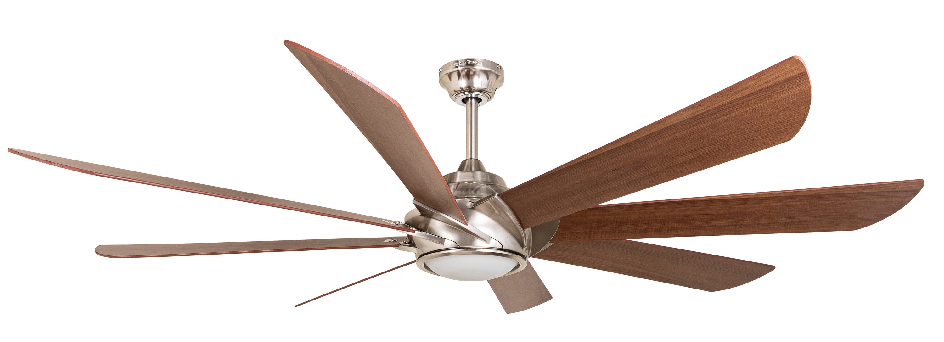 Harbor Breeze Hydra 70" Indoor Ceiling Fan with Light & Remote Control Brushed Nickel for sale online 