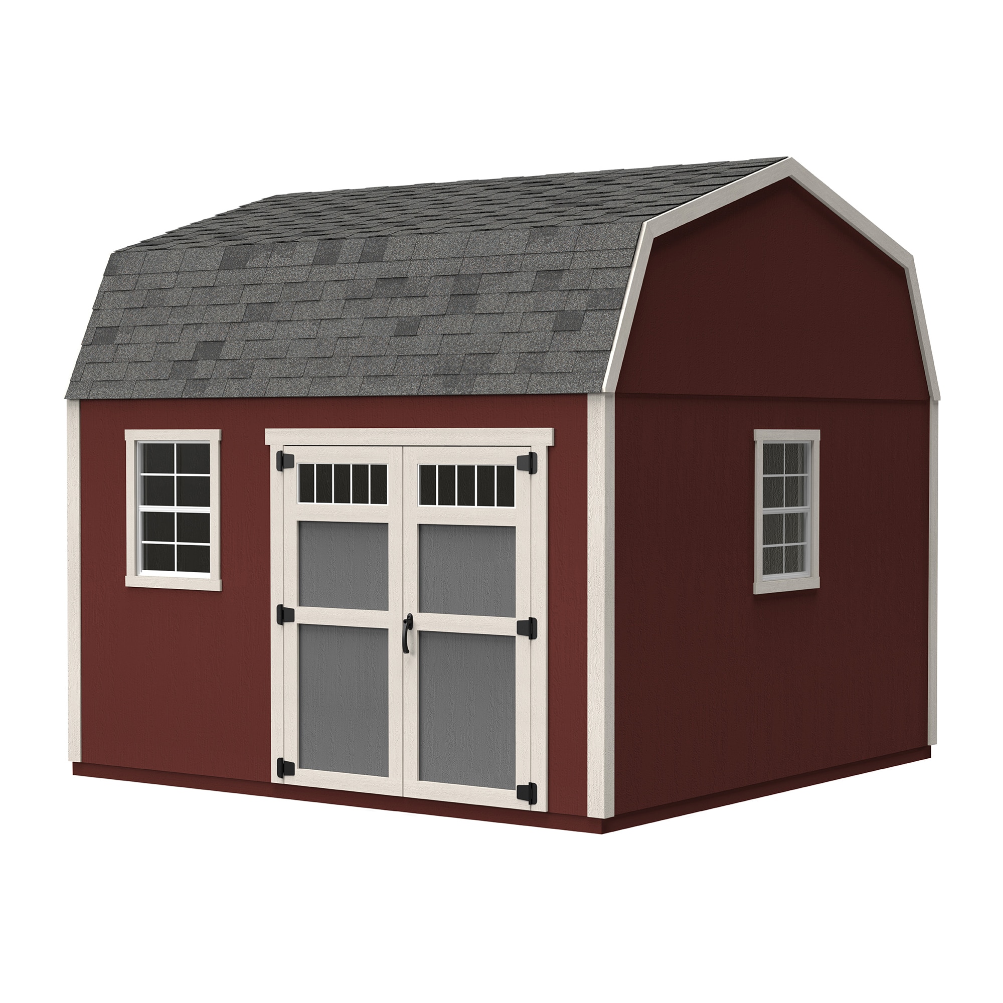 Heartland Crestone 12ft x 12ft Gambrel Style Wood Outdoor Storage