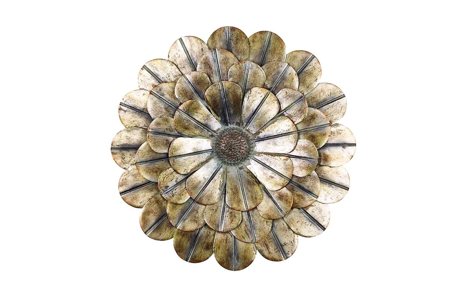 Southern Patio WDC-076995A 22.8-Inches W x 22.8-Inches H Metal Flower Metal Floral Wall accent