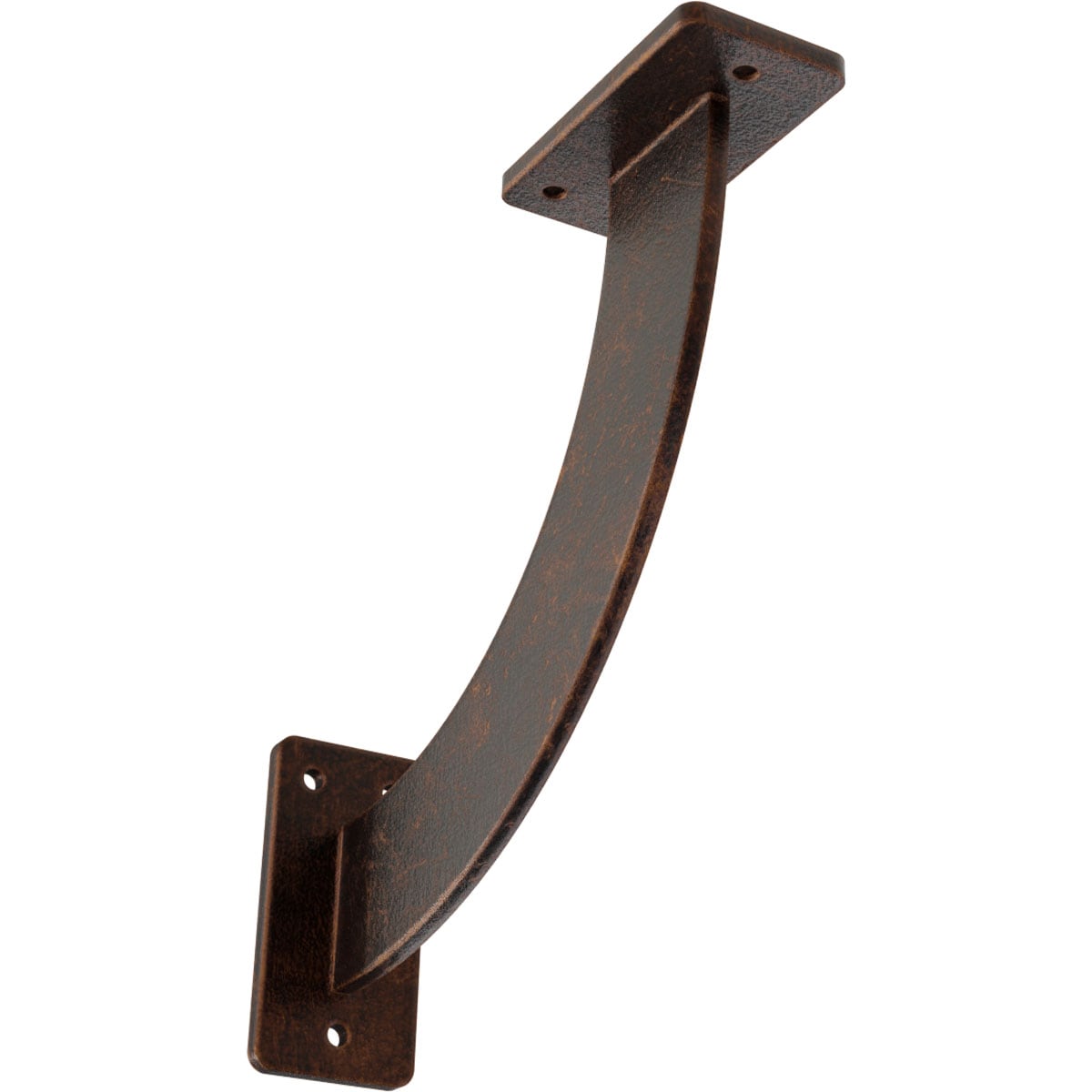 Ekena Millwork BKTM02X09X09BRACO Bradford 9-in x 2-in x 9-in Antique copper Steel Countertop support bracket