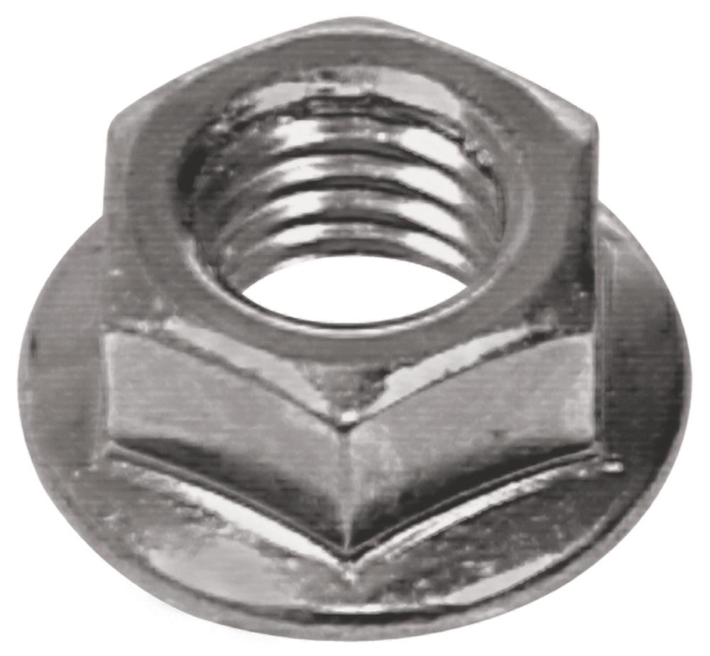 Hillman 8-mm x 1.25 Zinc-plated Steel Flange Nut (2-Count)