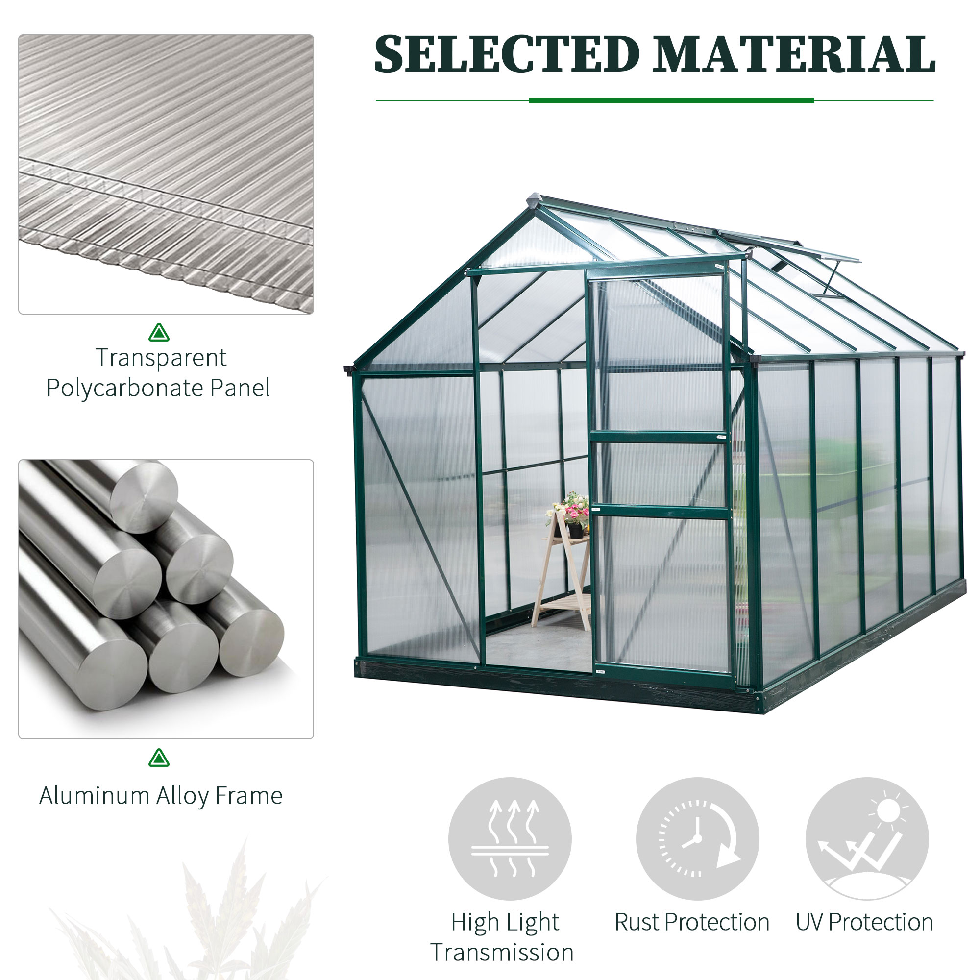Outsunny 845-059V01 greenhouses - View #4