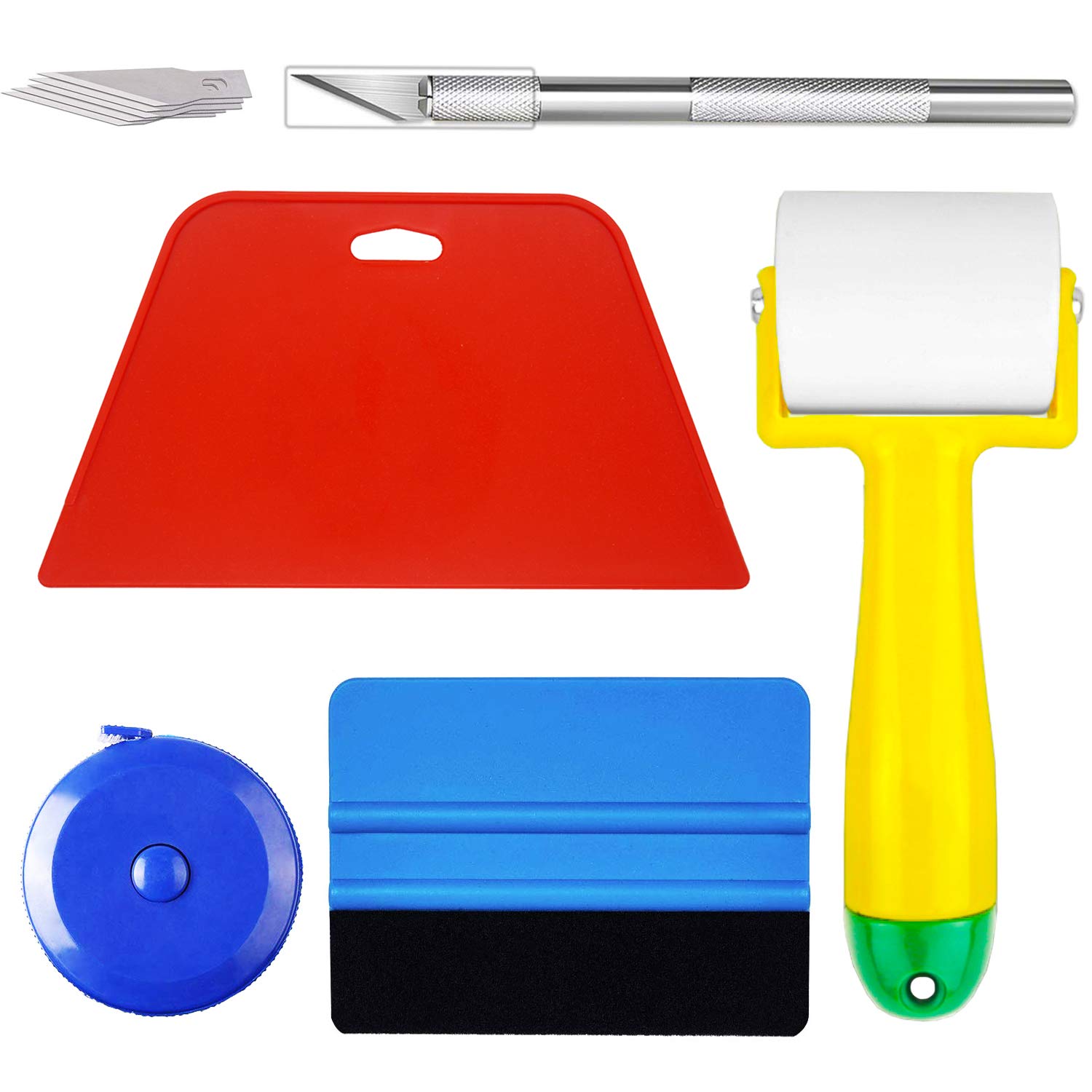 LAIFUCAM -  Wallpaper Smoothing Tools Set for Adhesive Contact Paper Window Film Vinyl Wrap Inclu...