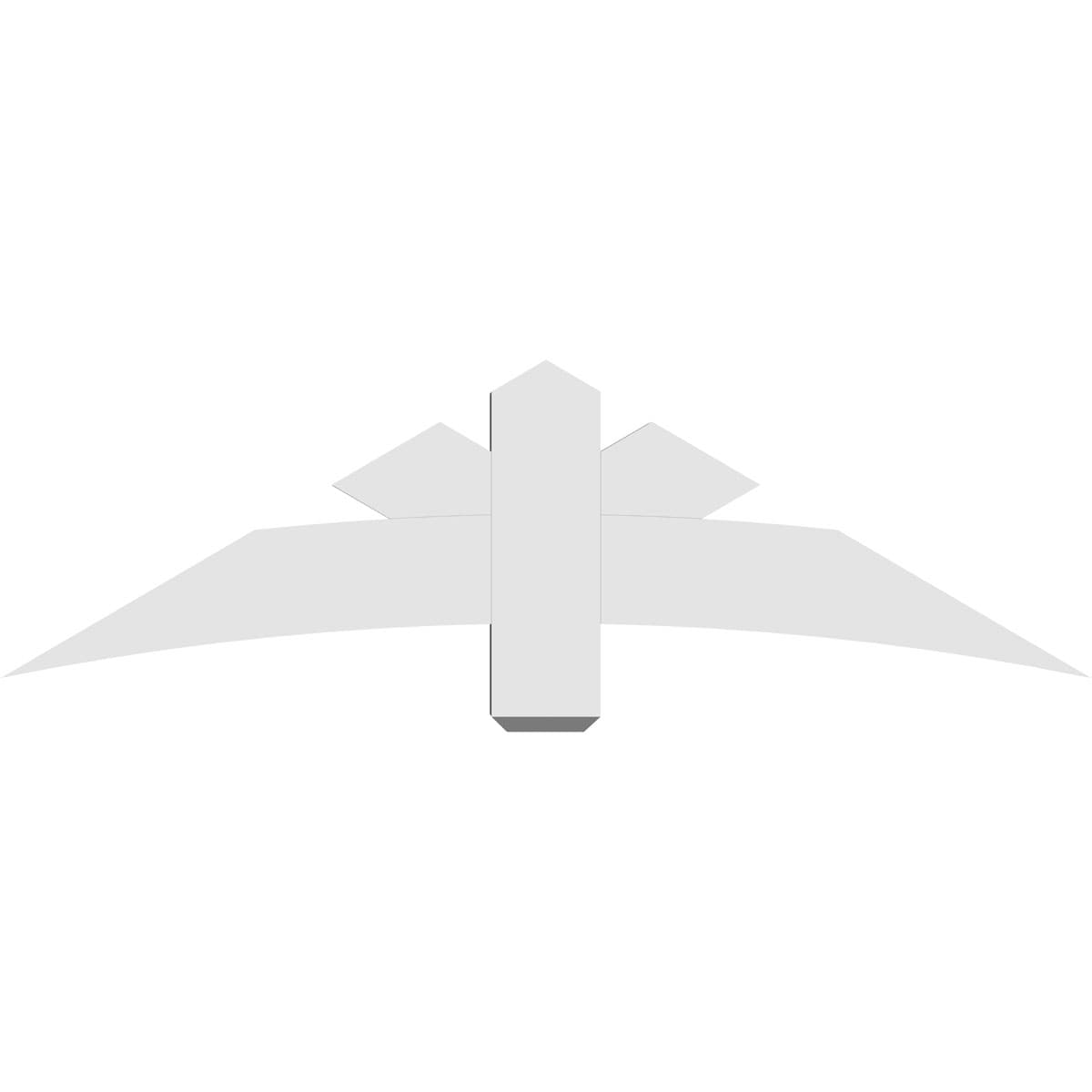 Ekena Millwork GBP060X18X0406ALB00 Exterior-Brackets-Braces - View #4