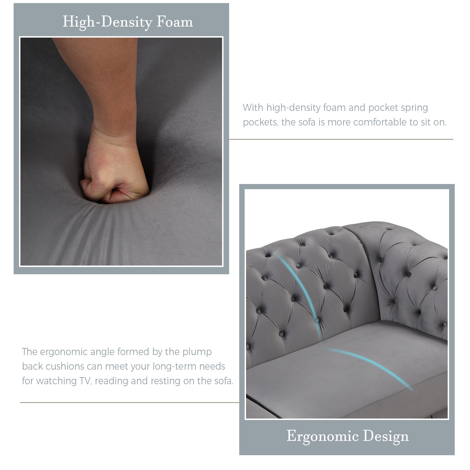 ModernLuxe N719S000576E Sofas-Loveseats - View #5