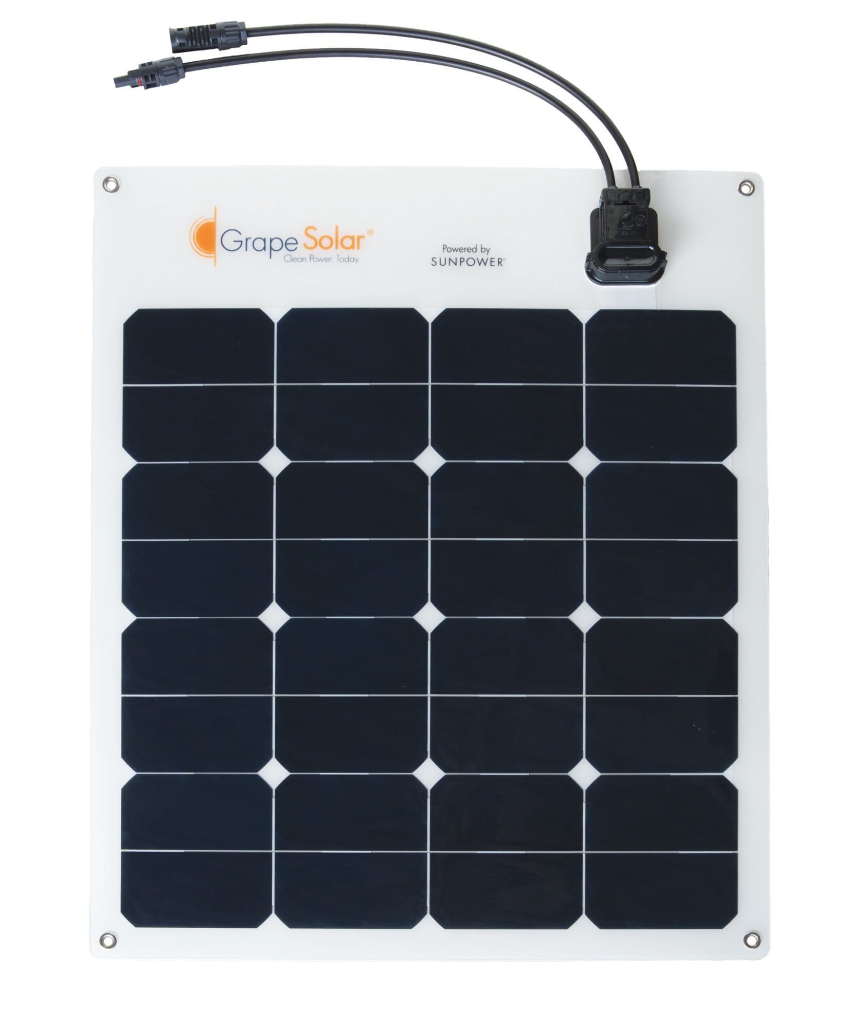 Grape Solar Flex Panels 25.5-in x 22-in x 0.375-in 50-Watt Portable Solar Panel GS-FLEX-50W-SP Uae Electronic uaeelectronic.com