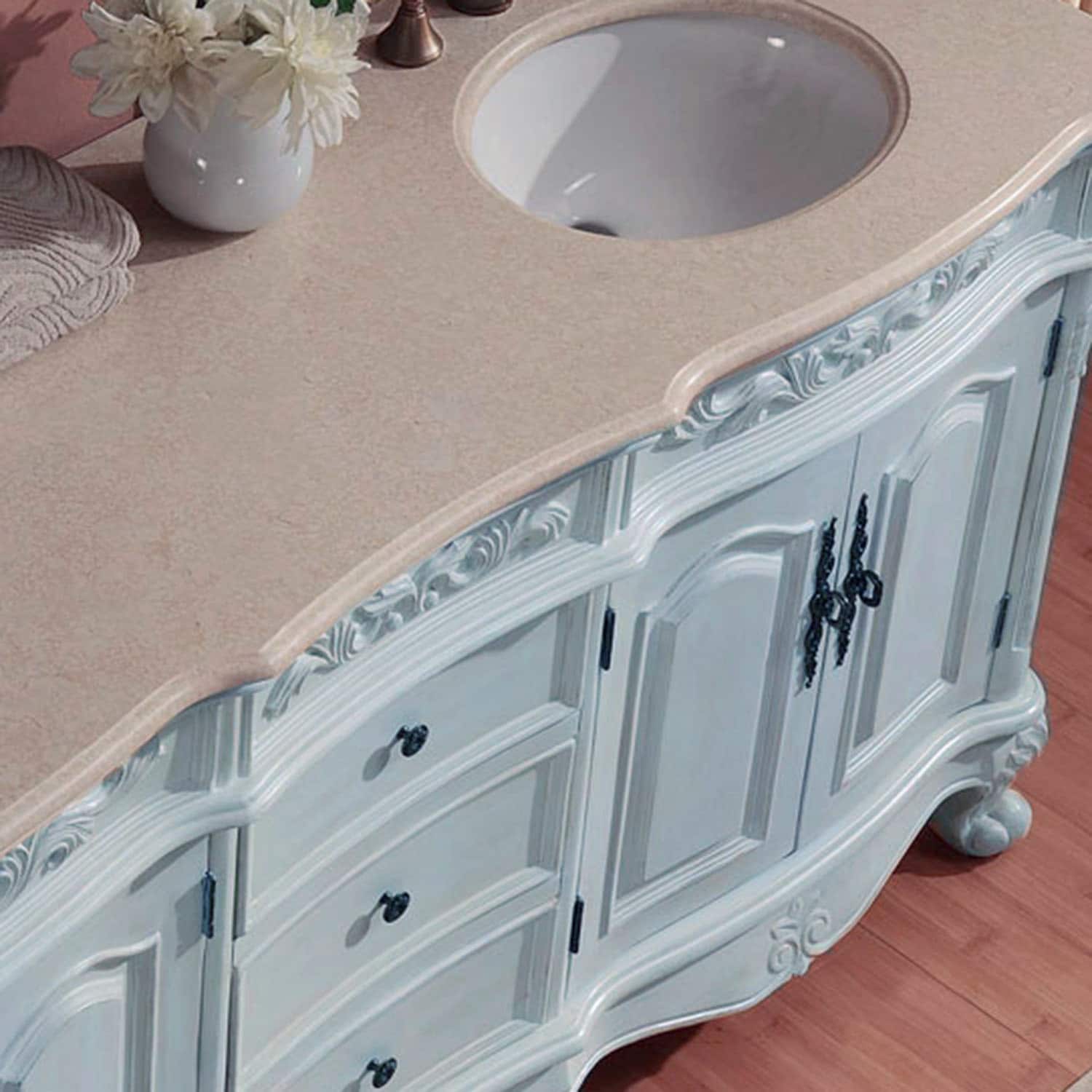 Silkroad Exclusive ZY-0250-CM-UWC-72 Bath-Vanity-Combo - View #7