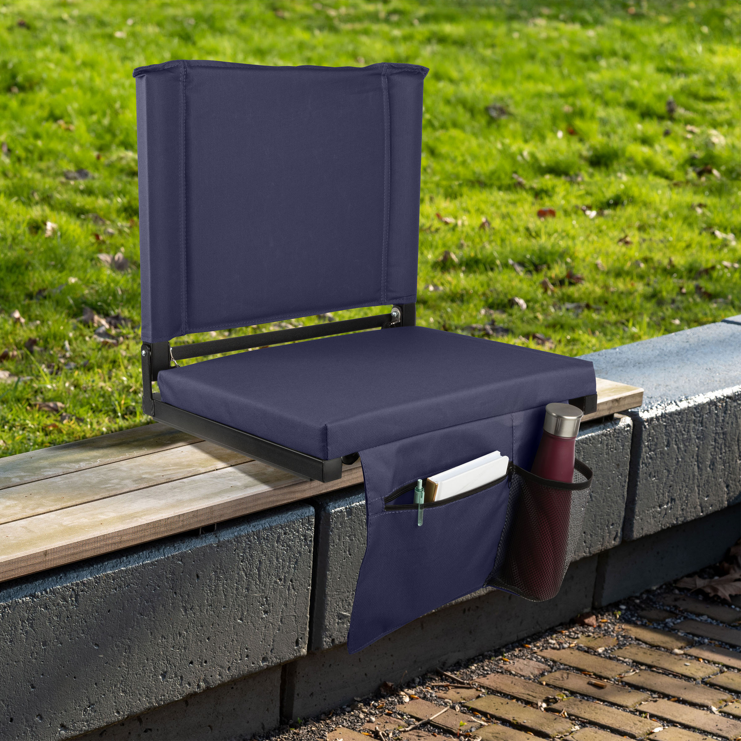 Home-Complete HC-3003-NVY Bleacher-Cushions - View #13