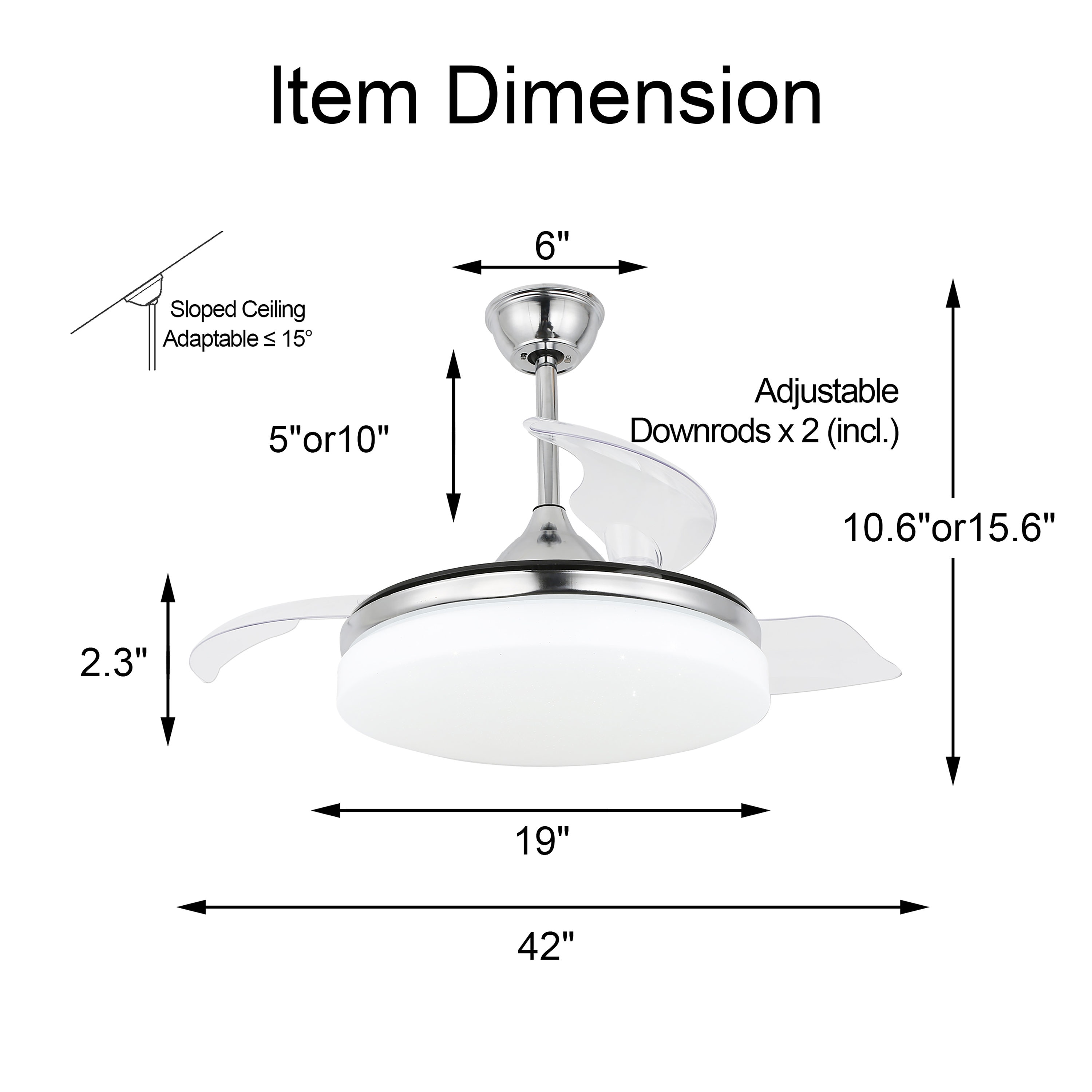 Bella Depot DC4263-C Ceiling-Fans - View #10