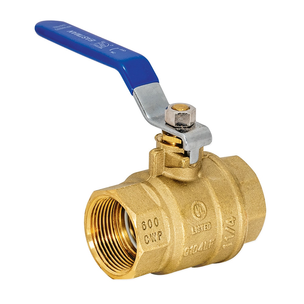 Eastman 1-1 4-in Iron Pipe Size Brass Ball Valve In The Ball Valves 