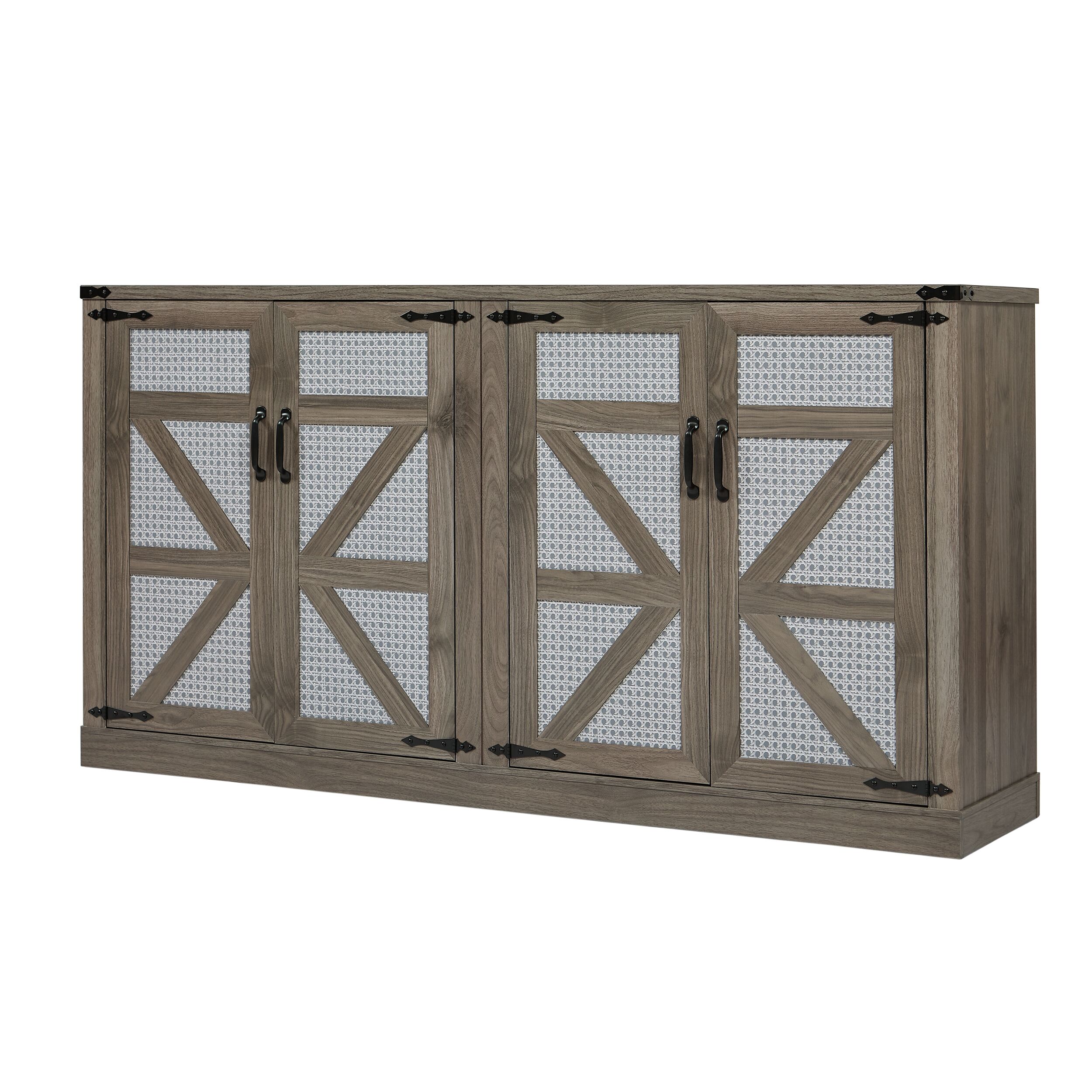 ZAKLOOP MD2702P184395 15.75-in W x 34.05-in H Particleboard Stone Gray Freestanding Utility Storage Cabinet