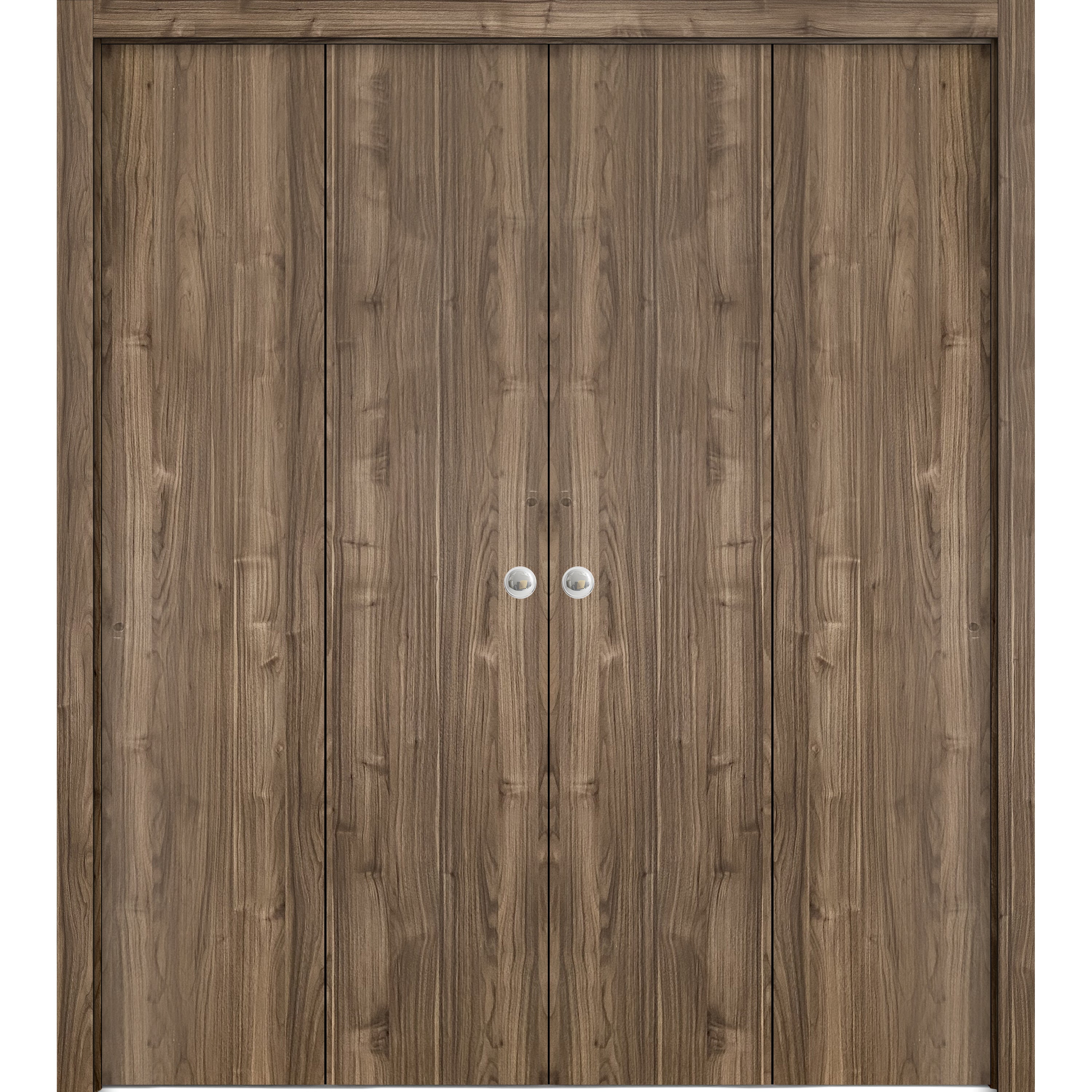 SARTODOORS Sliding Closet Double Bi-fold Doors 72 x 84 (4x 18x84