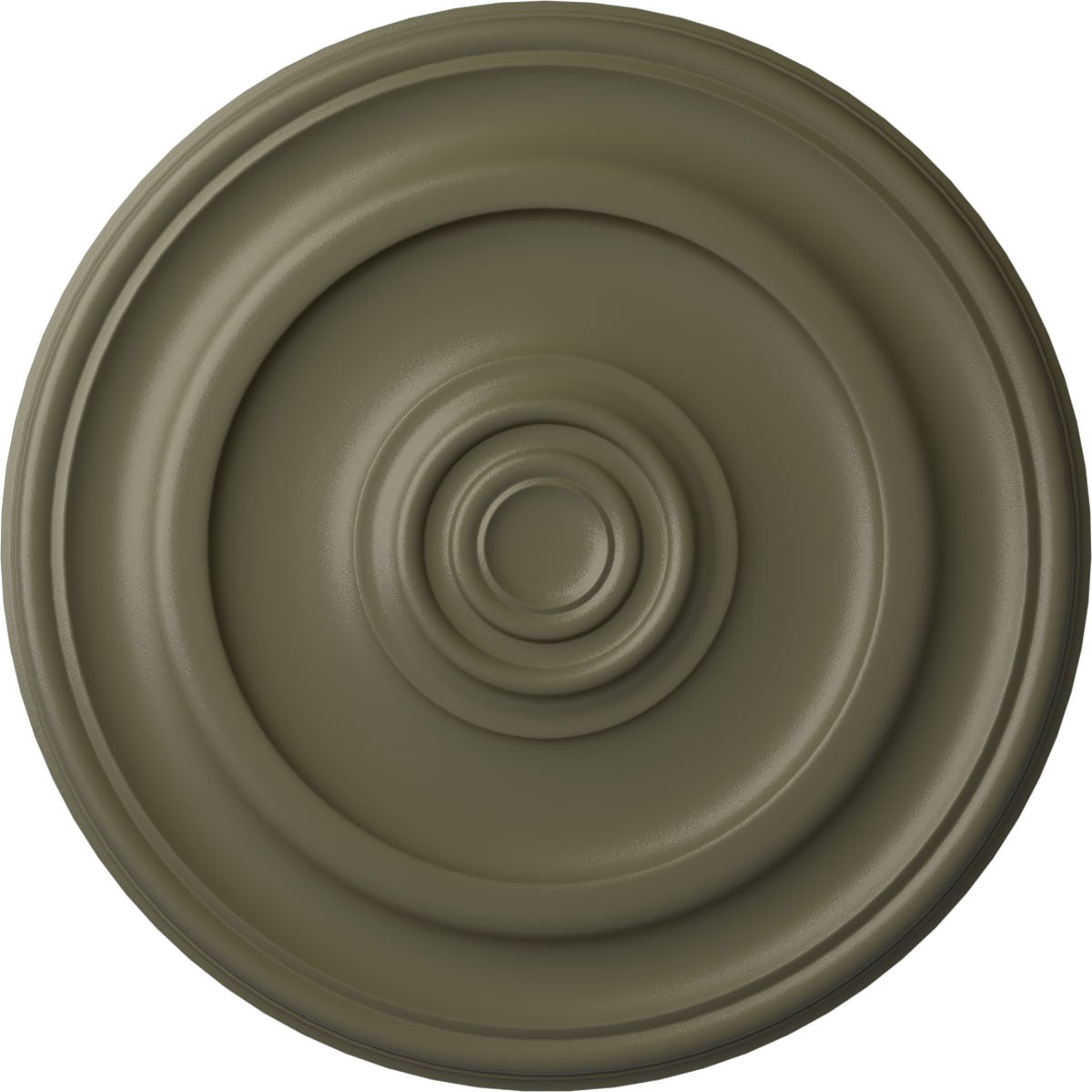 Ekena Millwork CM24KPSSF Kepler Traditional 23.625-in W x 23.625-in L Spartan Stone Polyurethane Ceiling Medallion