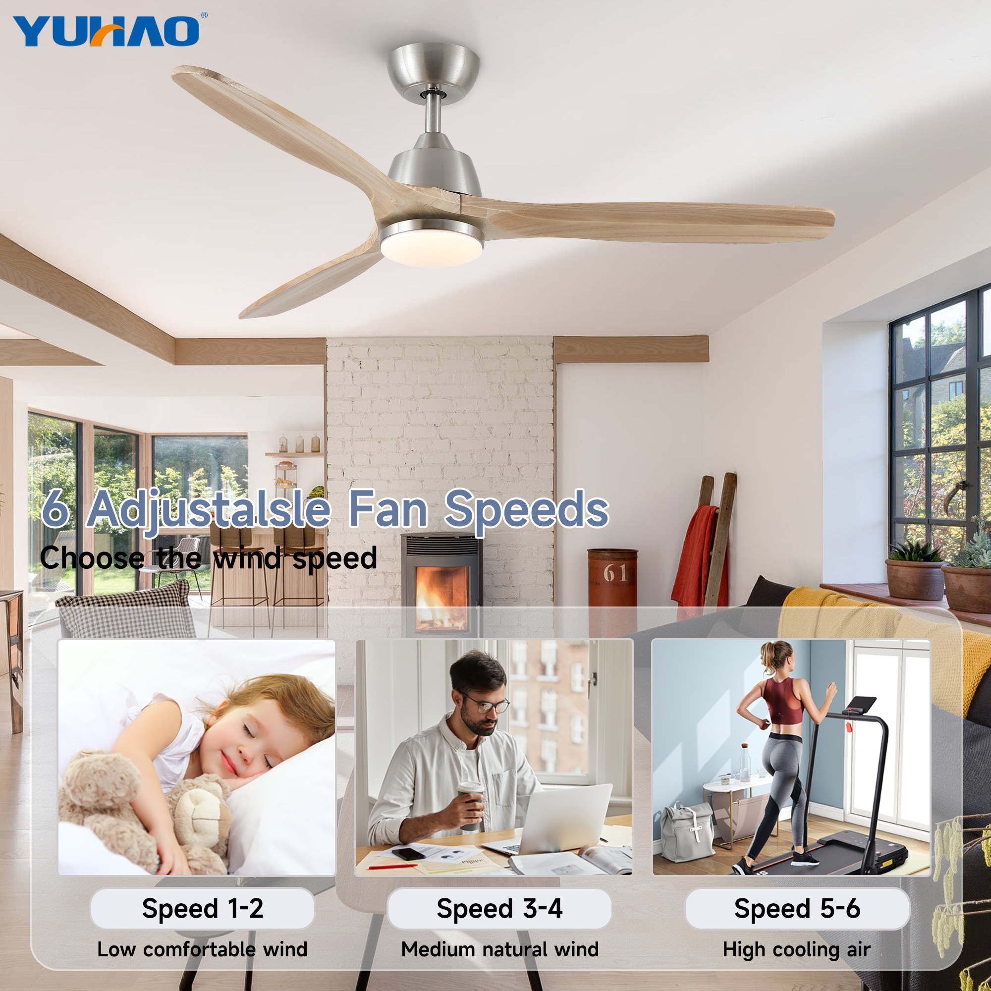 YUHAO LSDY1110SN52 Ceiling-Fans - View #14