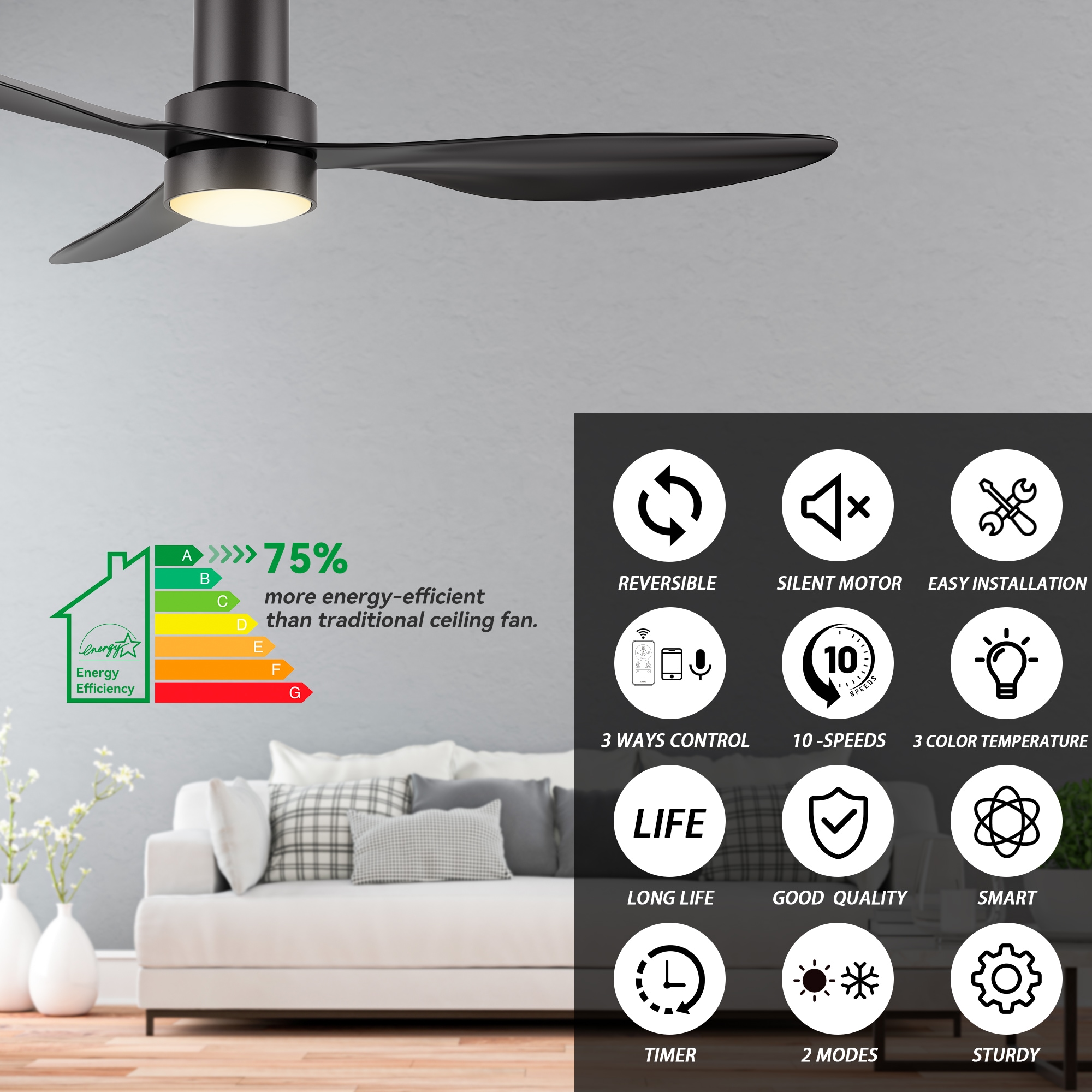 CARRO USA LS523N4-L11-B2-1-FM Ceiling-Fans - View #6