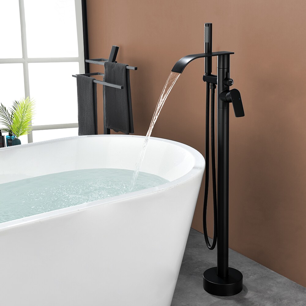 WELLFOR GSM-18009BK Roman-Tub-Faucets - View #3