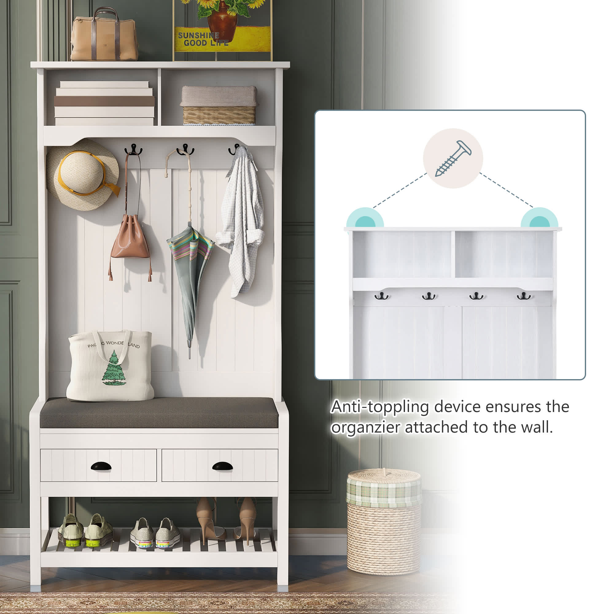 Qeetex GGL-PHO-13N4T7YL Dining-Kitchen-Storarge - View #3