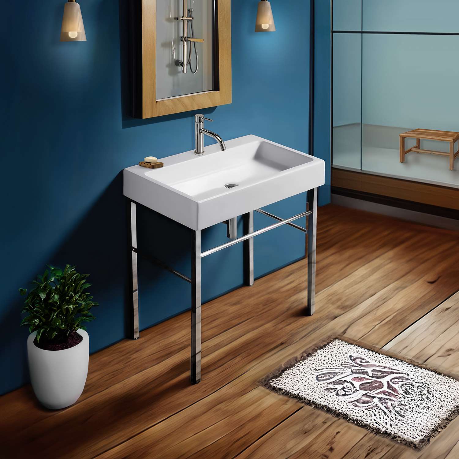 Whitehaus Collection WHS8601-SB-PSS Lavatory-Faucets - View #4