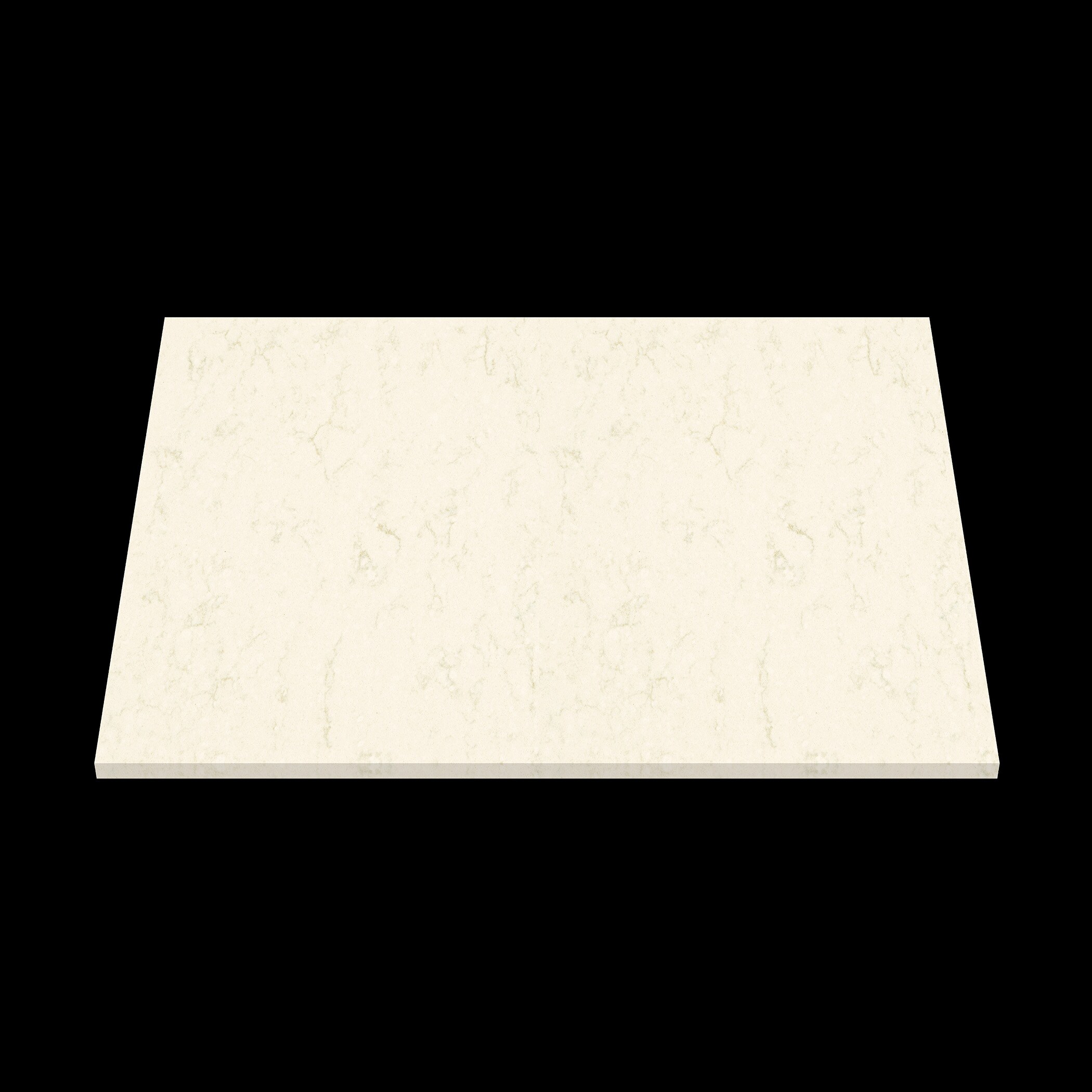 Allen Roth Sugarbrush Quartz Off White Kitchen Countertop Sample 4