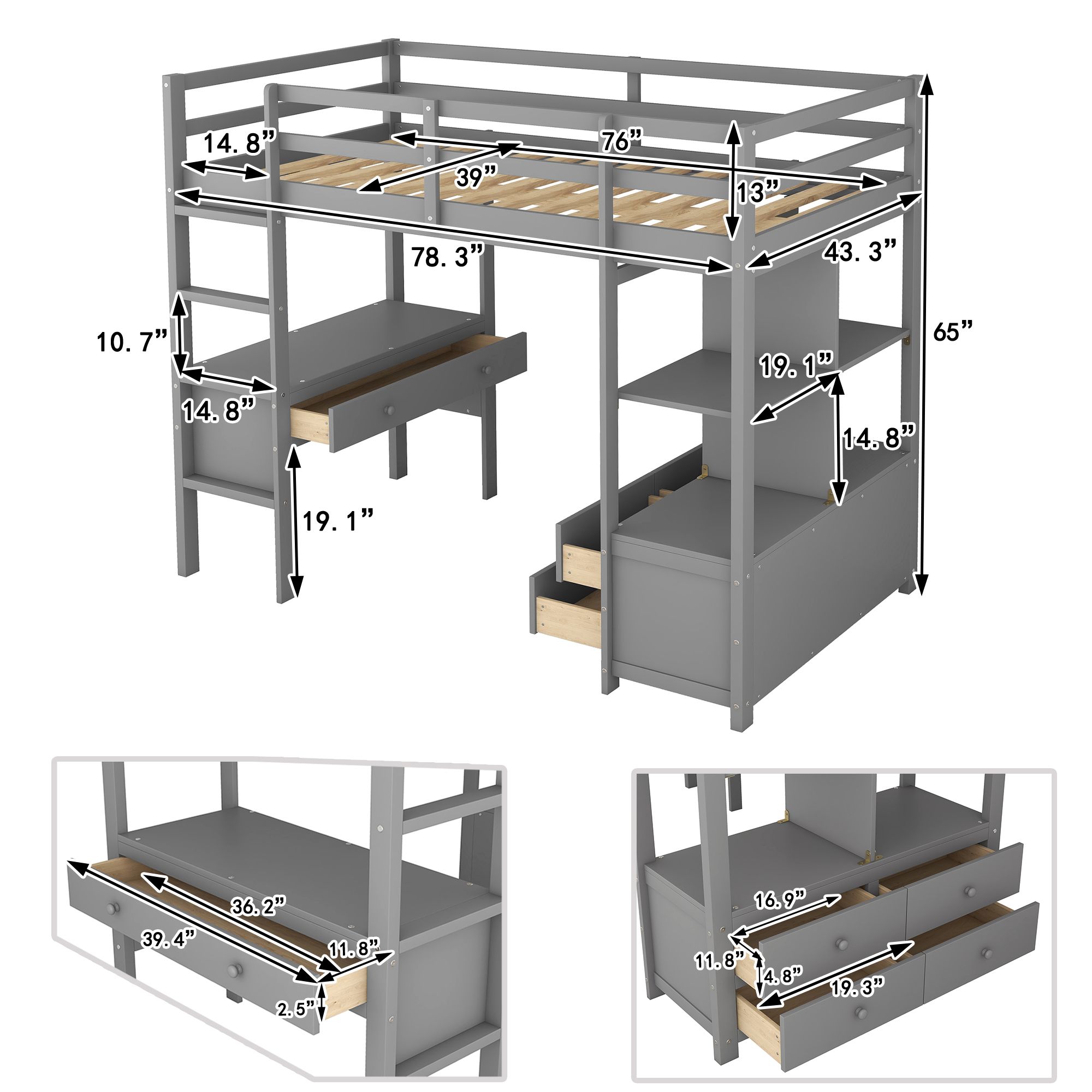 Yiekholo LL-1757AAE Bunk-Beds - View #4