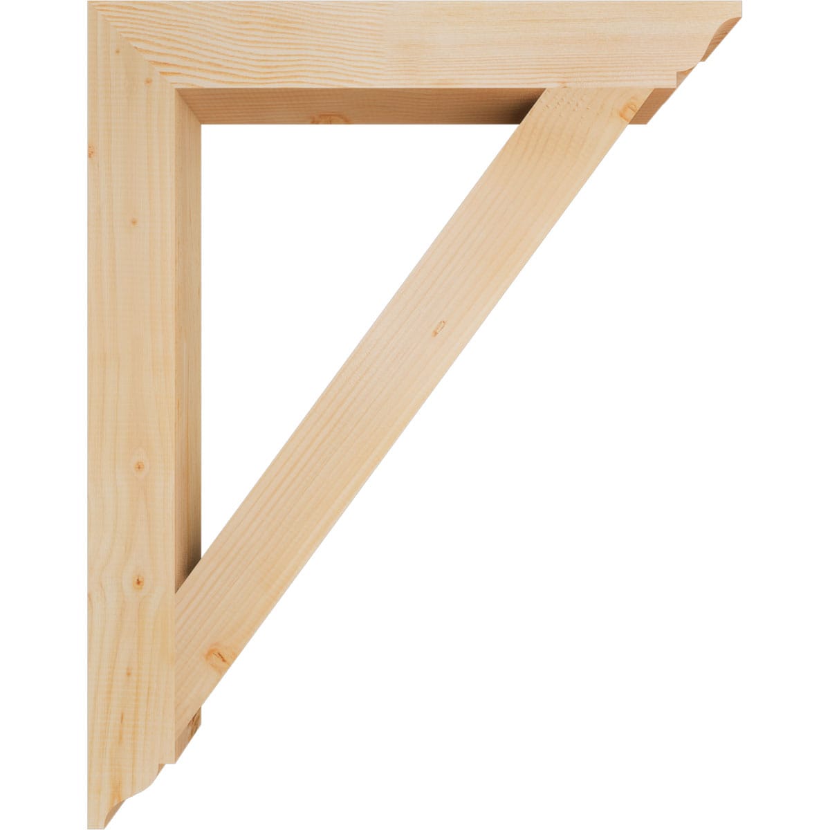 Ekena Millwork BKT04X30X38TRA01SDF Exterior-Brackets-Braces - View #3