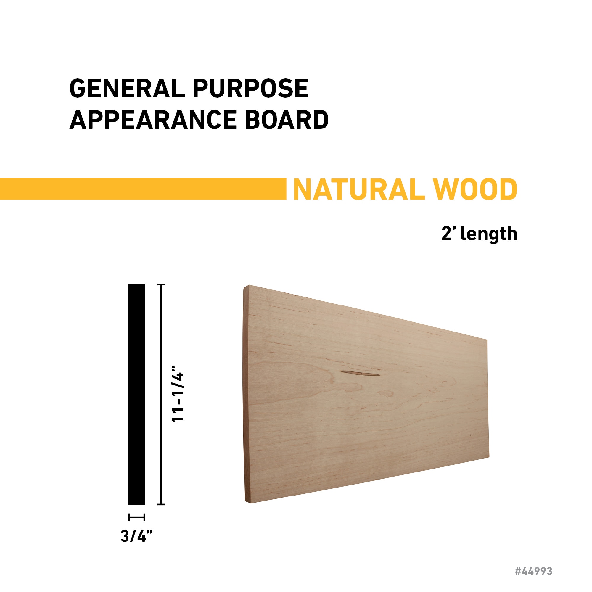 RELIABILT H 1X12 2 MAPLE Appearance-Boards - View #3