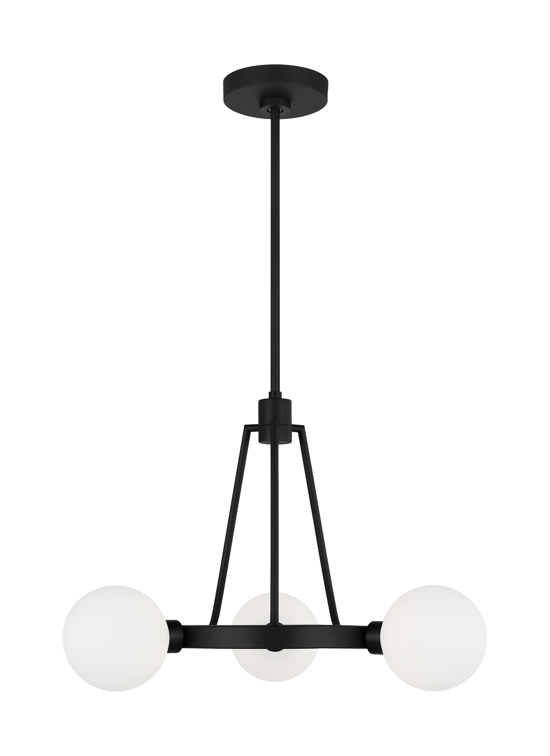 Generation Lighting Clybourn 3 Light Black Modern Contemporary Damp