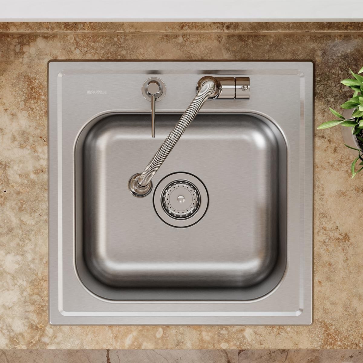 Elkay Dayton Stainless Steel Single Bowl Drop-In Laundry Sink