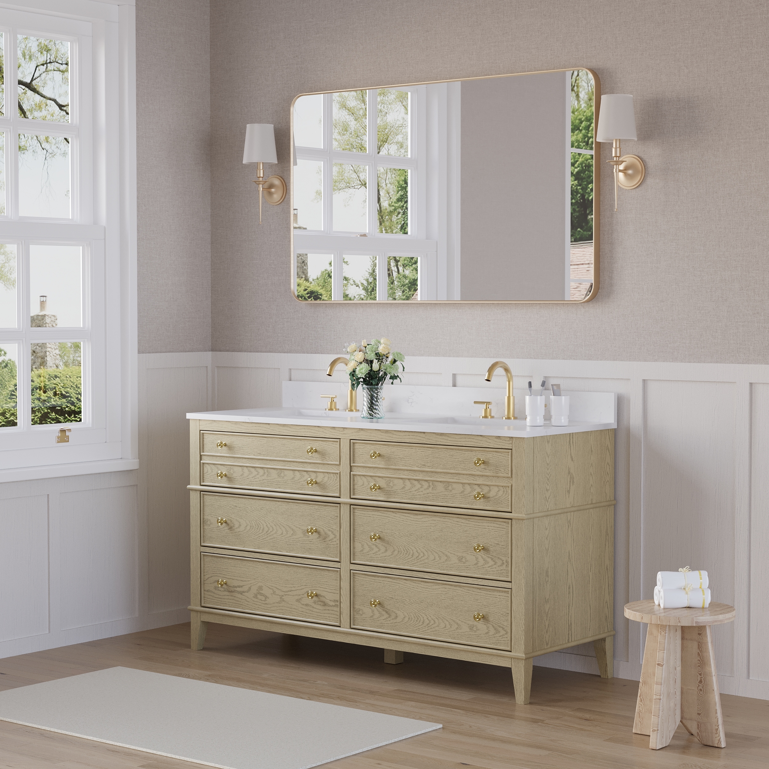WELLFOR BCB1548RG -LS Bath-Vanity-Combo - View #8