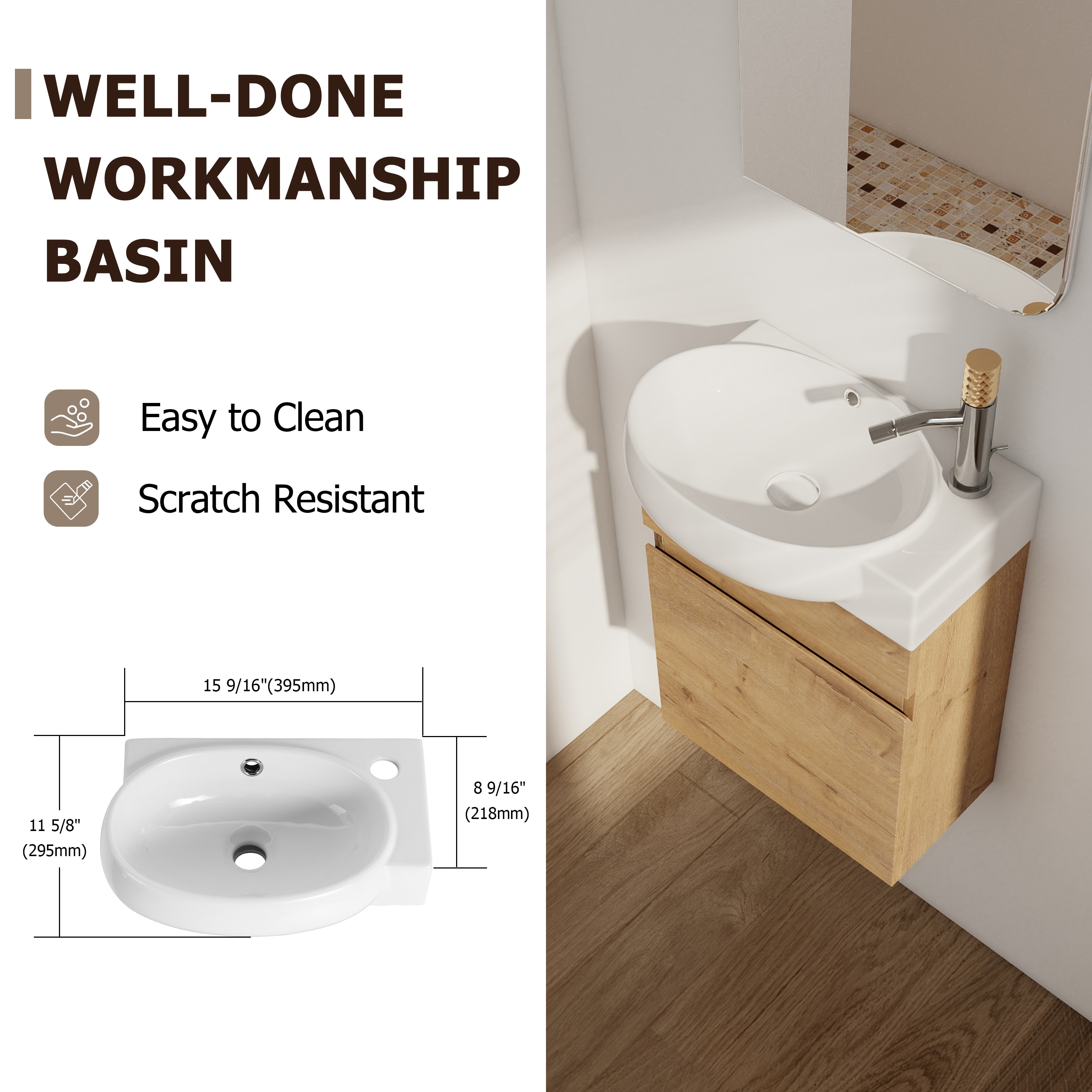 WELLFOR GLEM-69696 Bath-Vanity-Combo - View #2