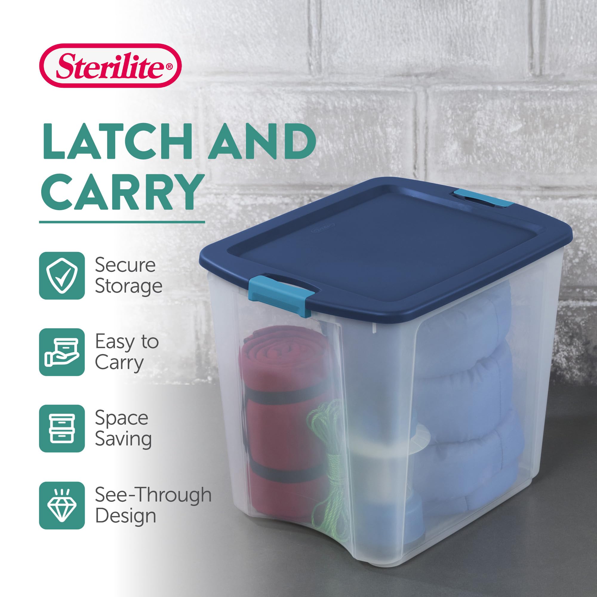 Sterilite DFP-AX-602544QTY-12 Plastic-Storage-Totes - View #4