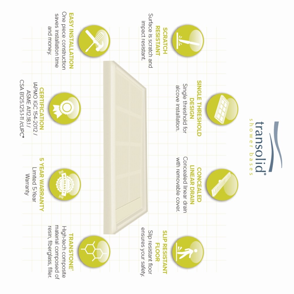 Transolid FL4836R-38 Shower-Floors - View #4