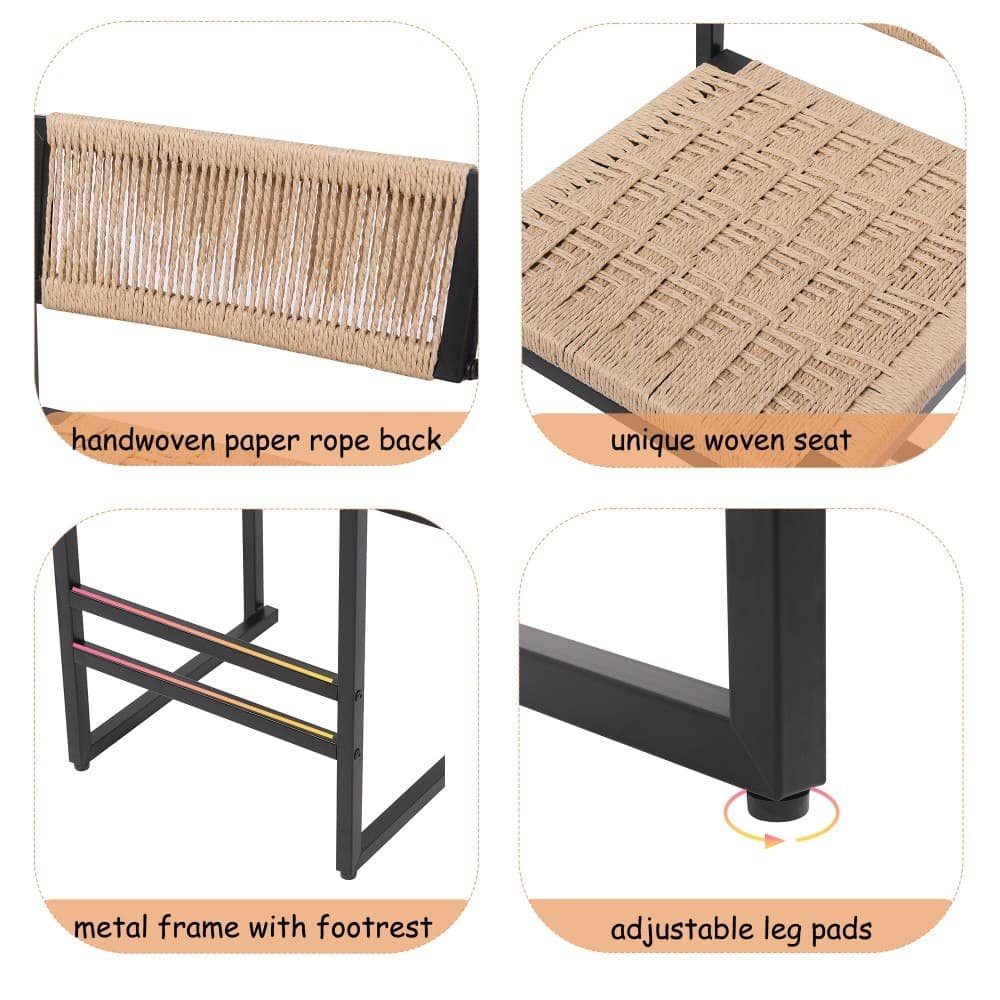 Coolbibila JEMMA-STOOLS-BLACK stools - View #7