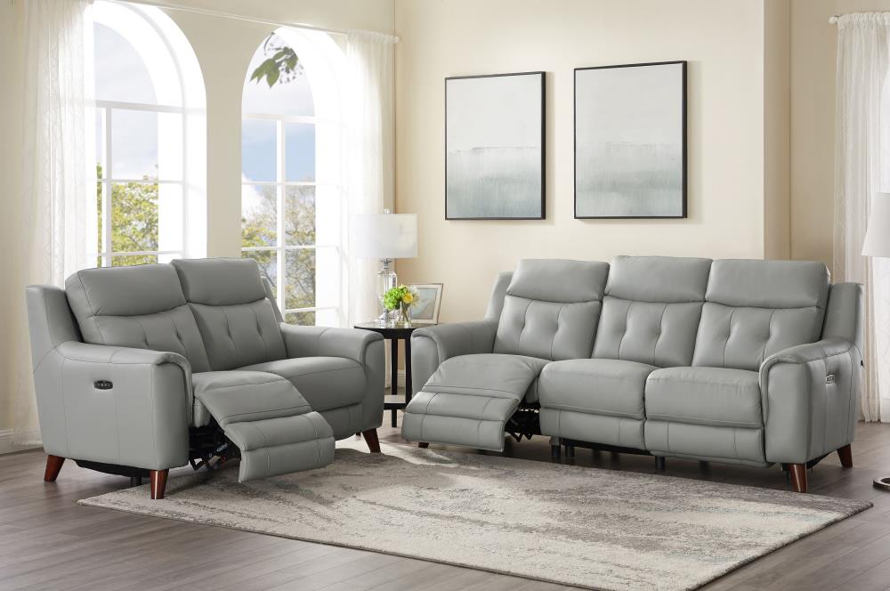 genuine leather living room furniture
