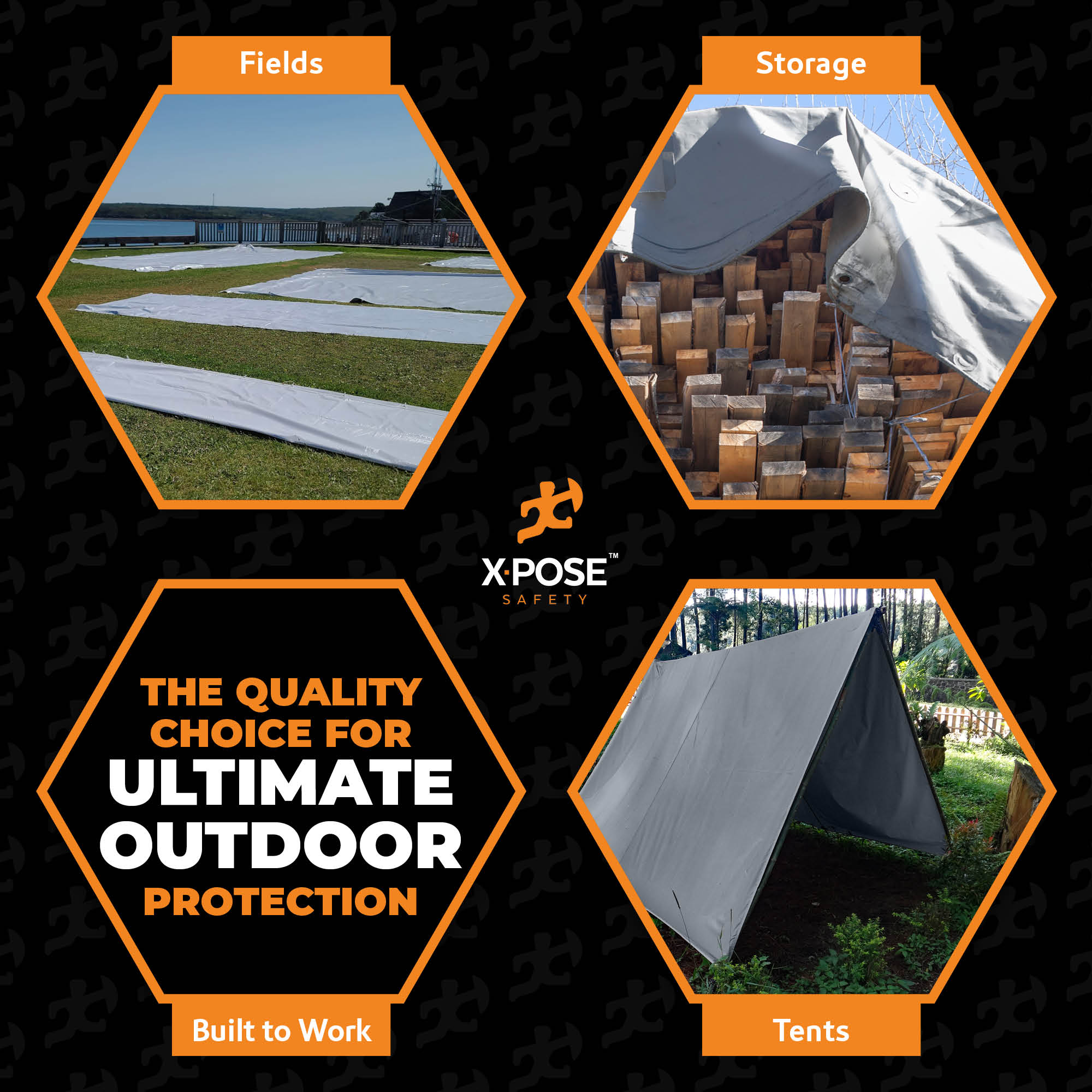 XPOSE SAFETY STHD-640-X tarps - View #7